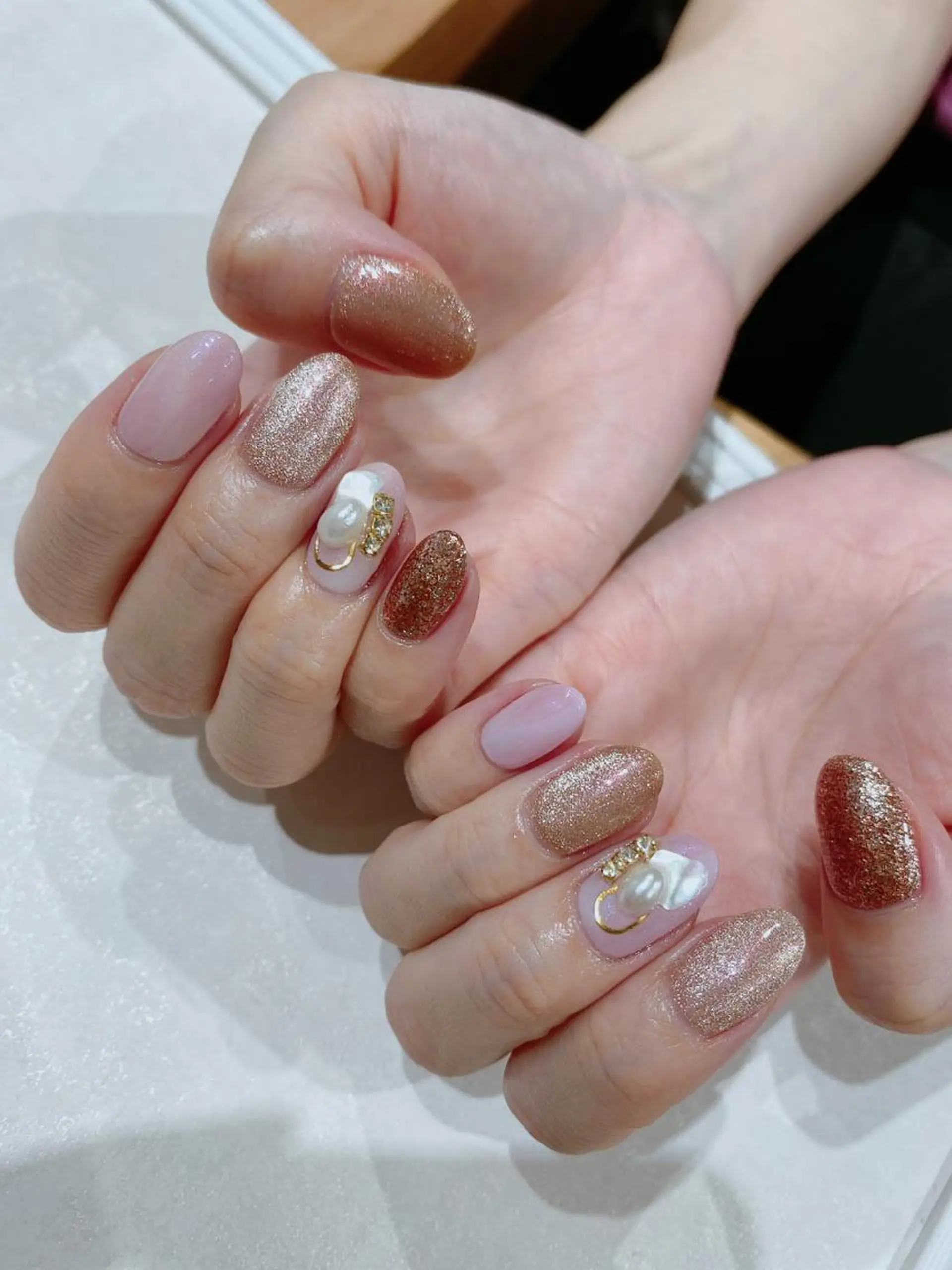 ミディアム ハンドネイル Nail R💫 naoのネイルデザイン