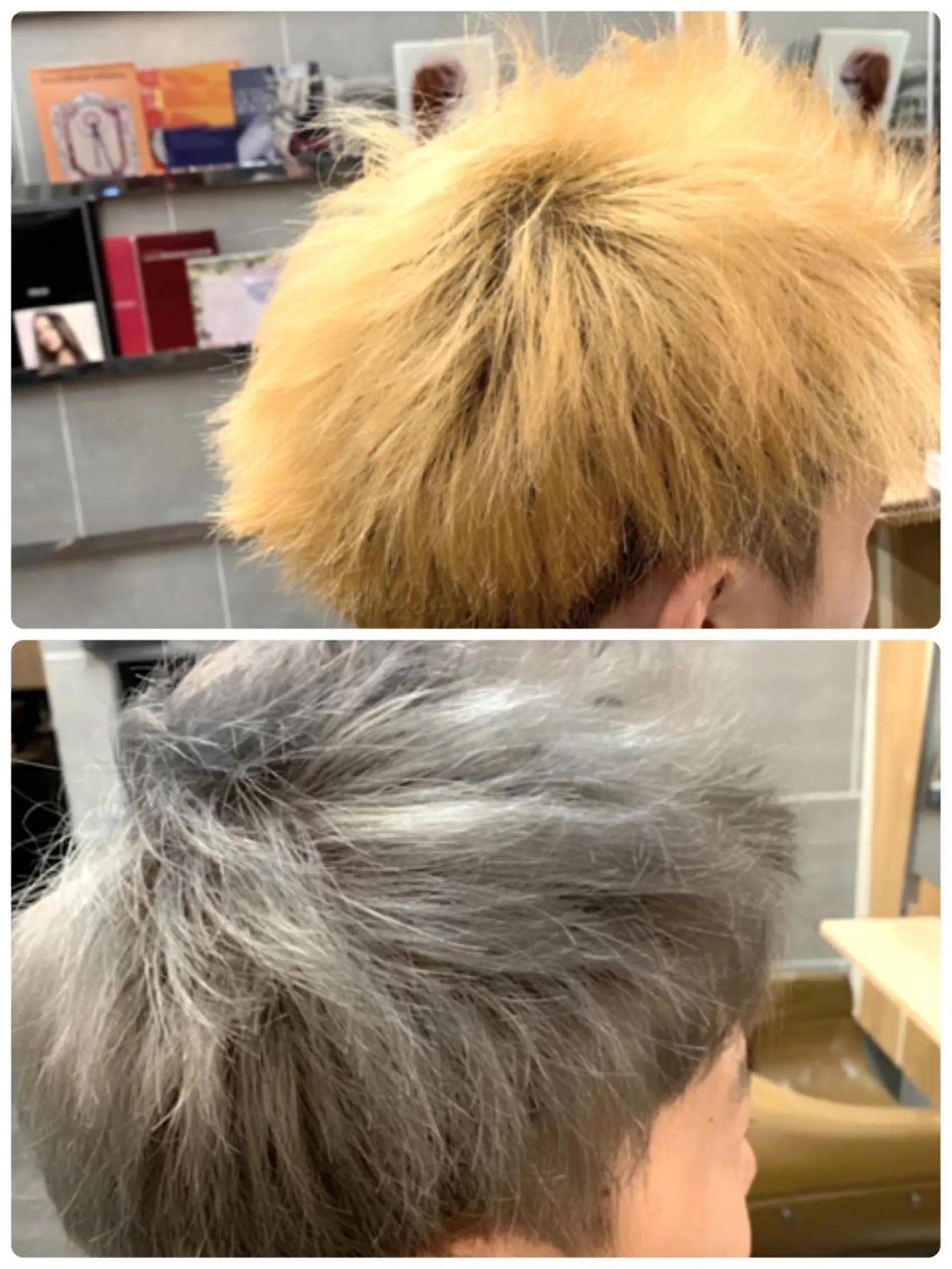 カラー メンズ 上田 正輝のヘアスタイル