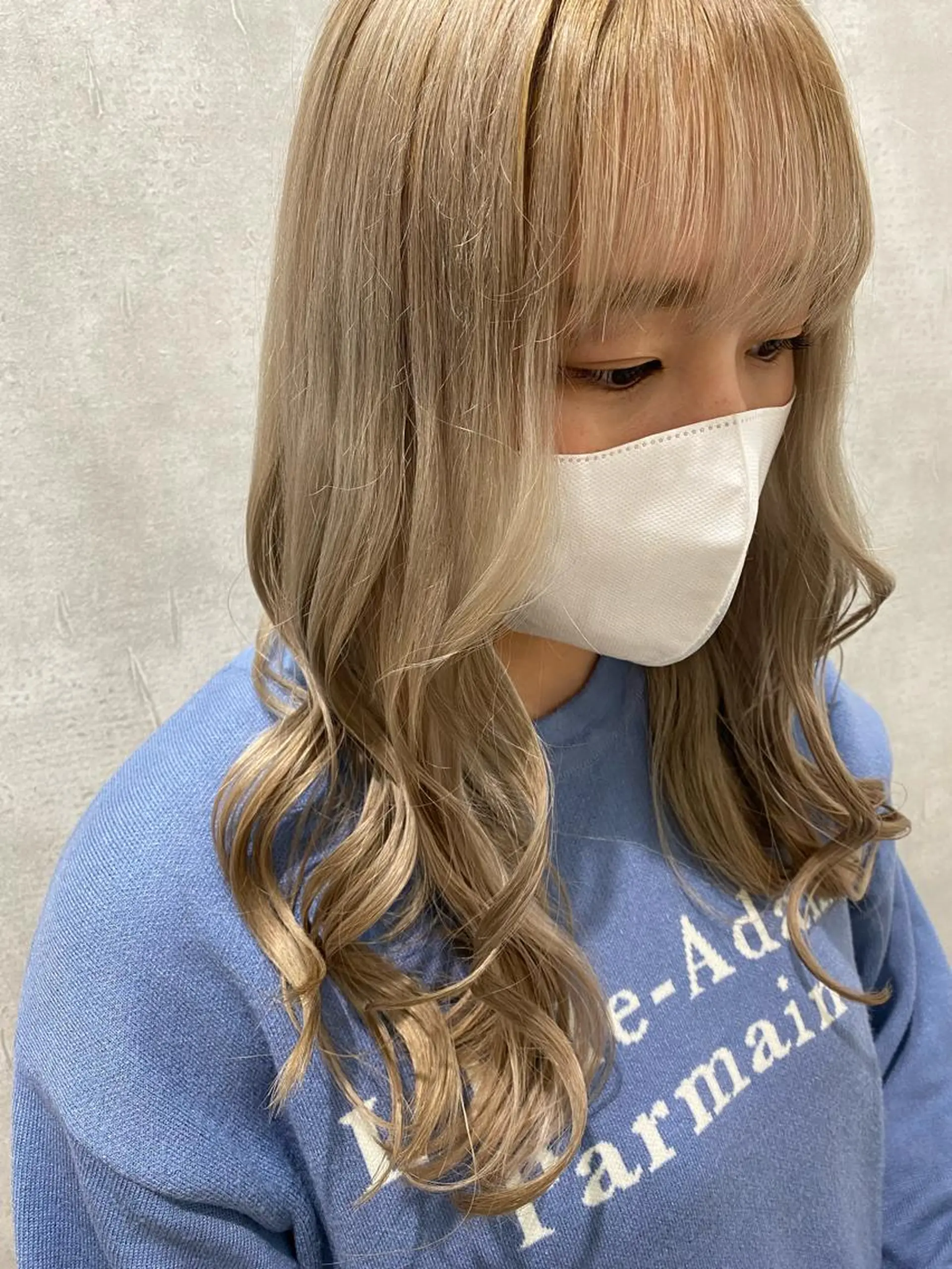 セミロング ヘアカラー ROSEL 沢津橋  楓のヘアスタイル