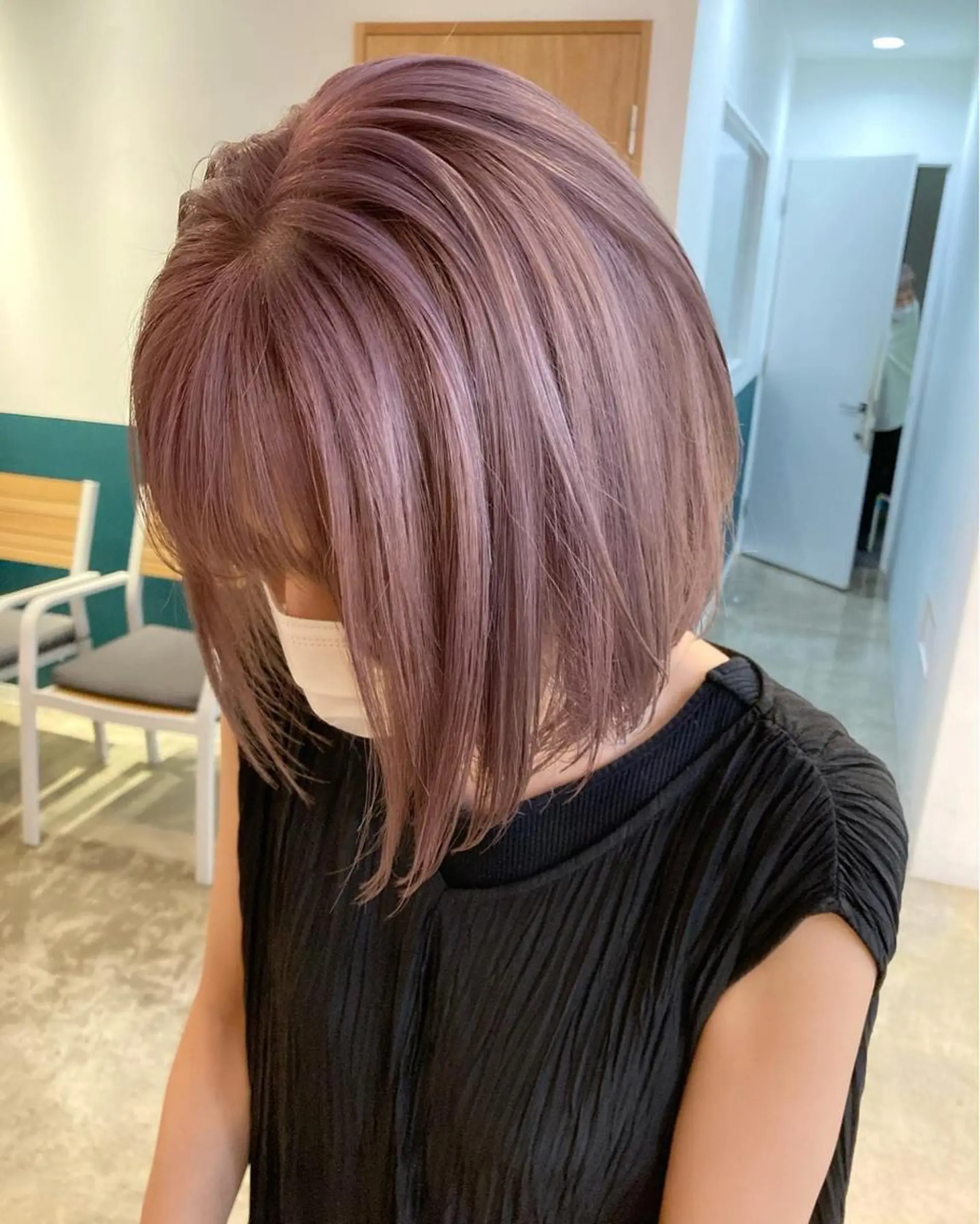ショート カラー ベージュカラー ブリーチ ラベンダーカラー ピンクカラー ヘアカラー カラーリスト菅野 竜矢🌈のヘアスタイル