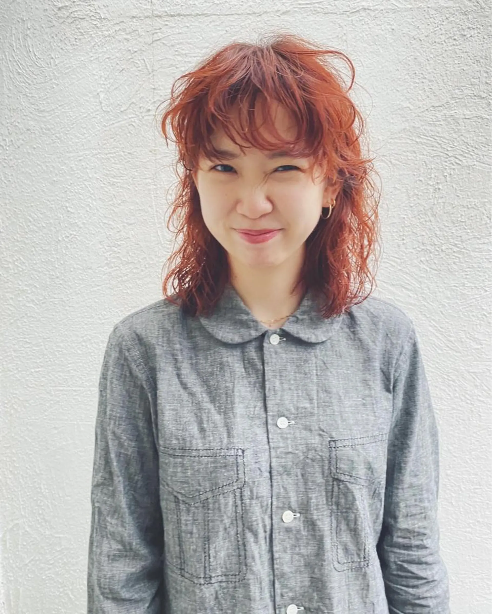 ミディアム 🫧艶ハイトーン ブリーチ🫧シモのヘアスタイル