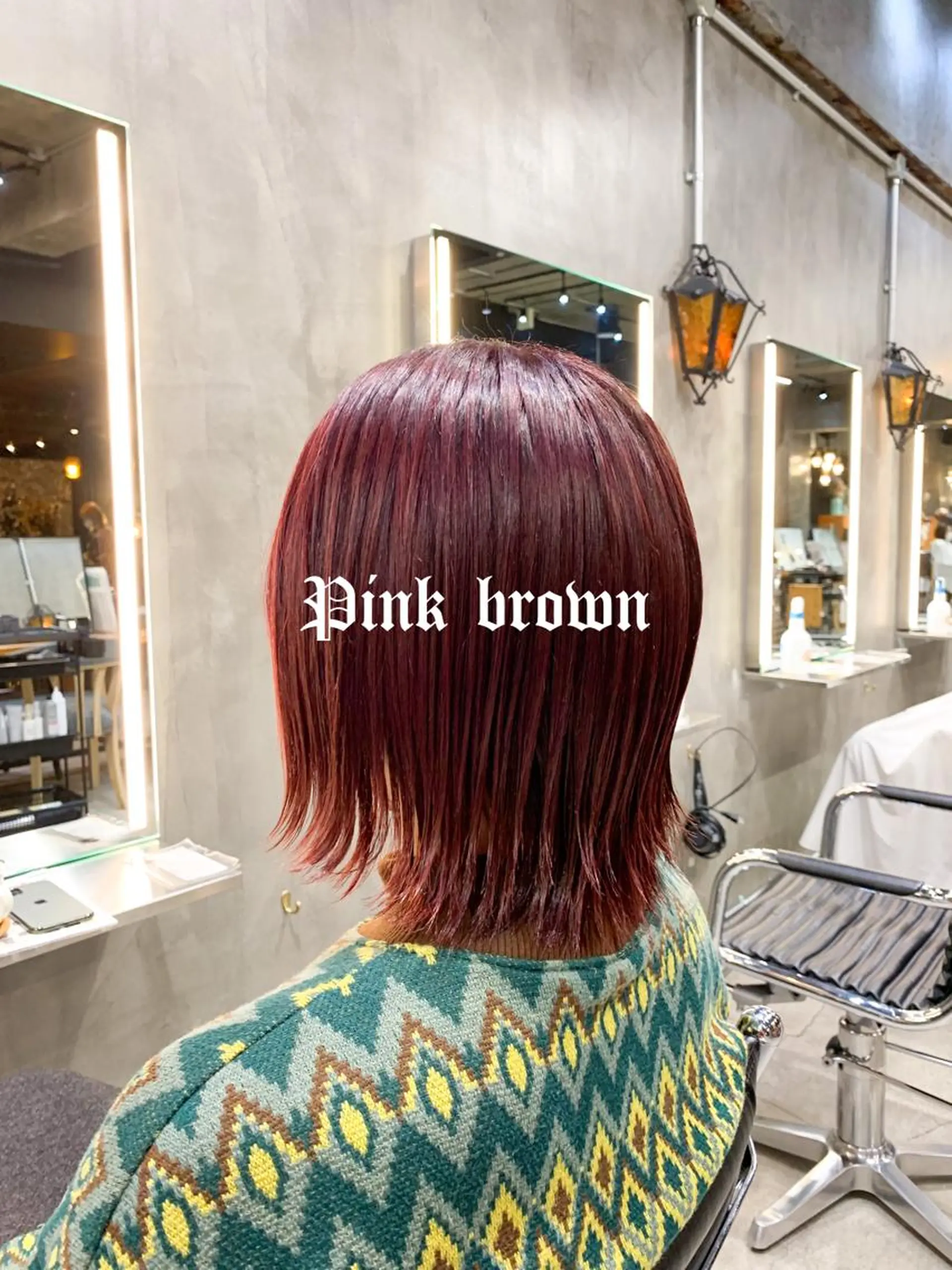 ミディアム カラー メンズパーマ特化 Gakutoのヘアスタイル