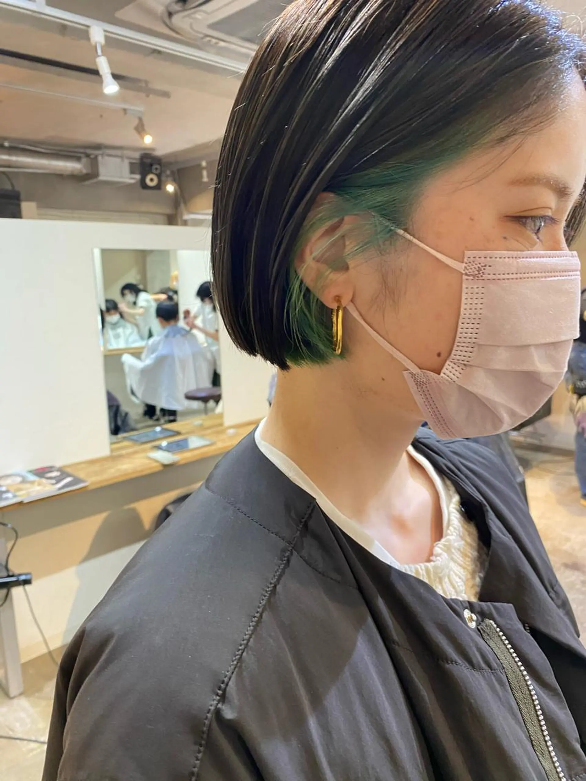 ショート カラー ヘアカラー トリートメント 下北沢 soiのヘアスタイル
