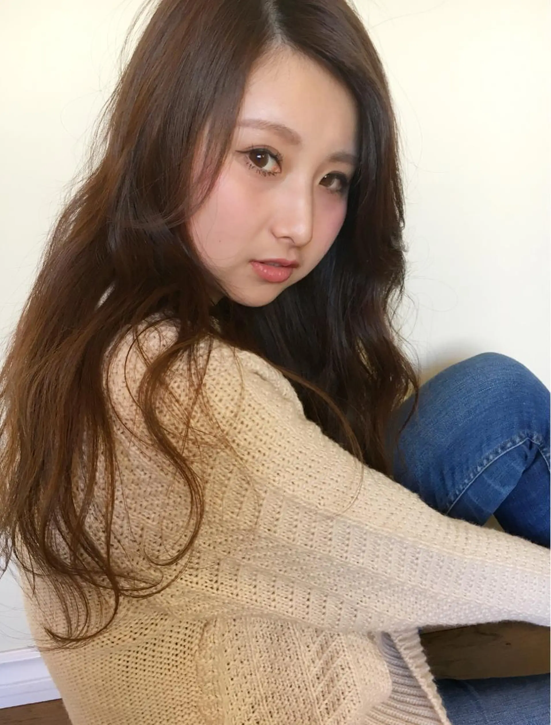 ロング パーマ 上川 美幸のヘアスタイル