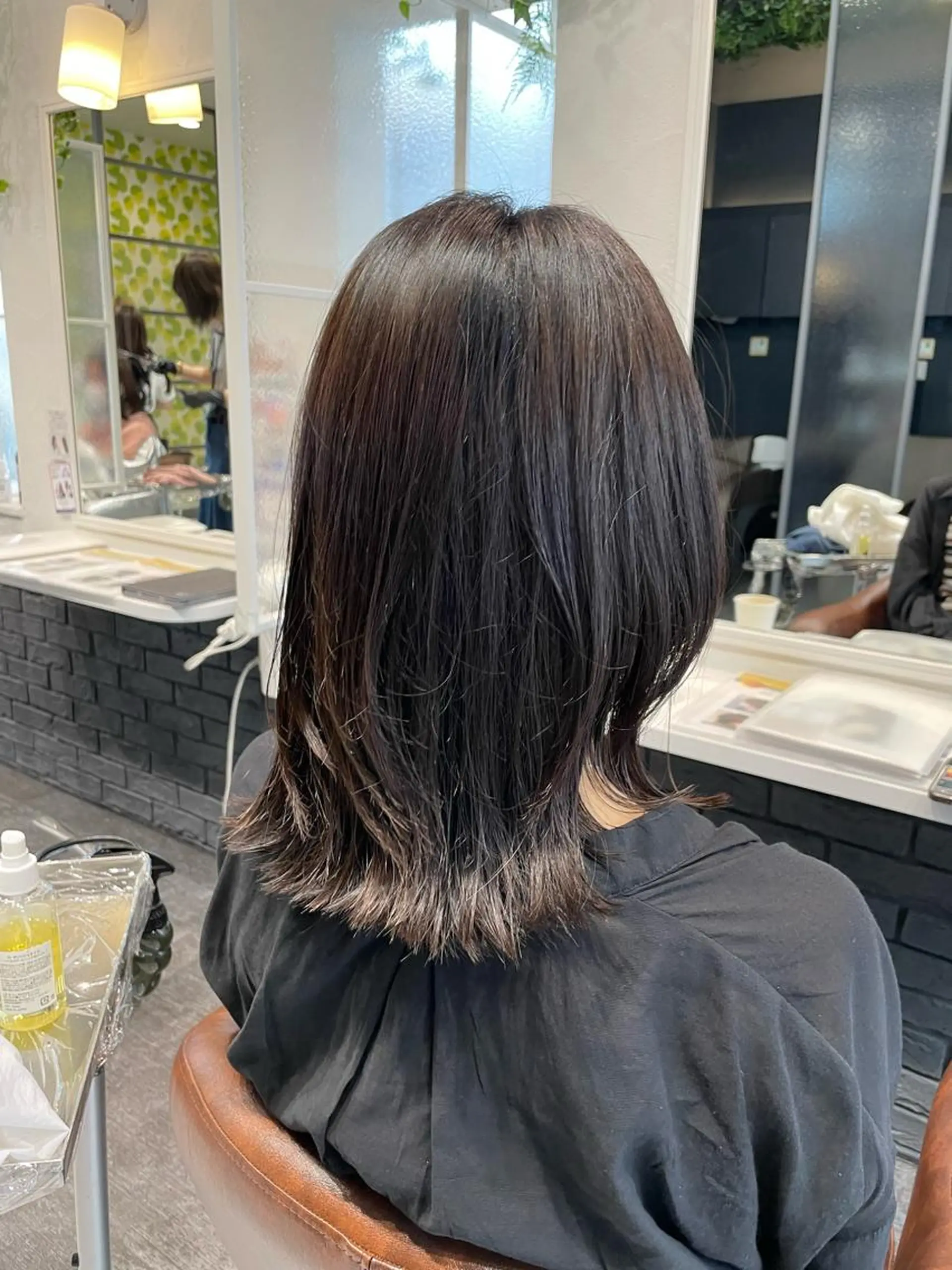 ミディアム カット 縮毛矯正 TELAHAIR 副代表　菊池謙のヘアスタイル