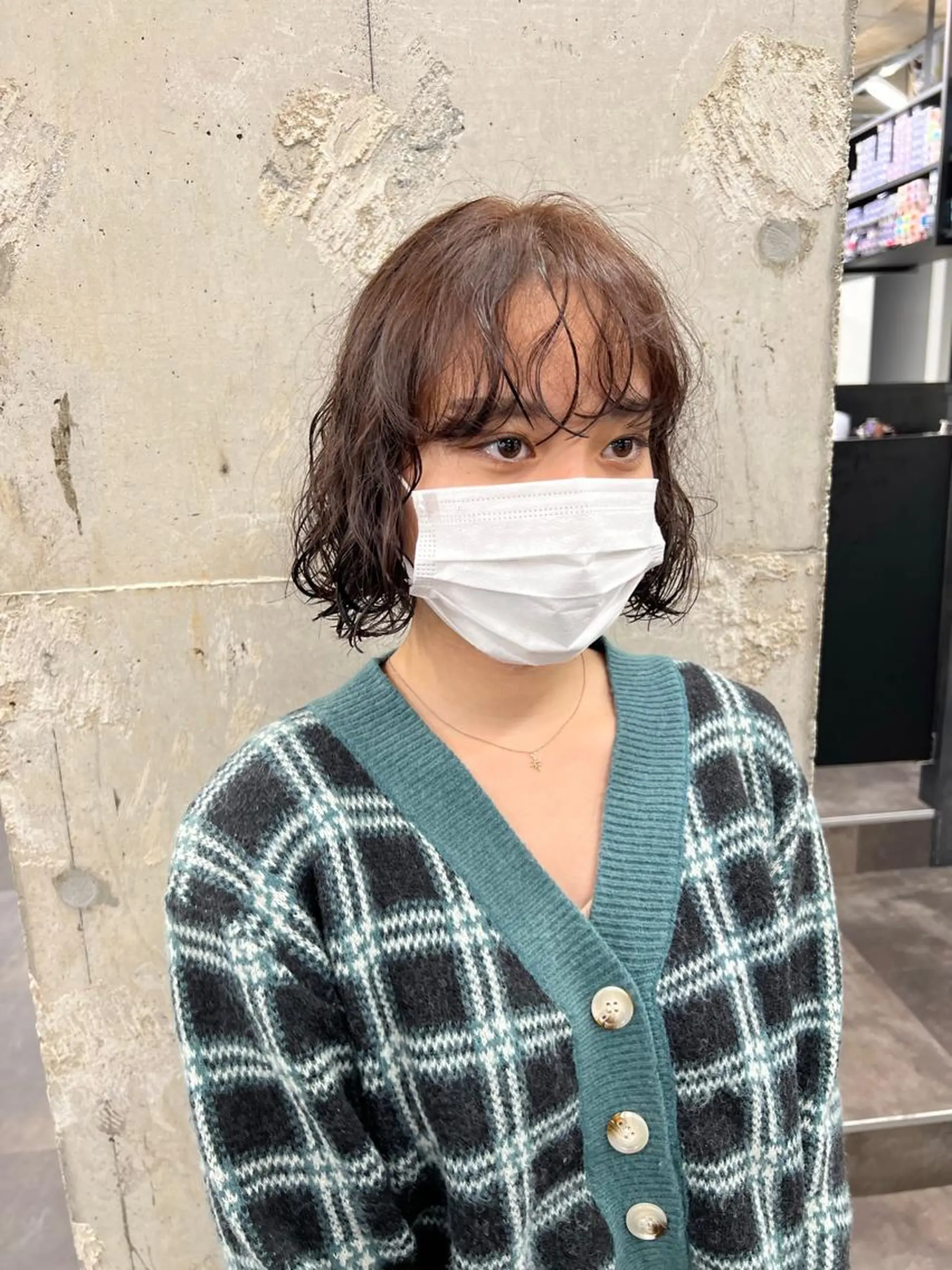 セミロング セミロングパーマ カット パーマ je suis heureuse所属・ハイライトカラー 🌀ゆい❣️のヘアスタイル