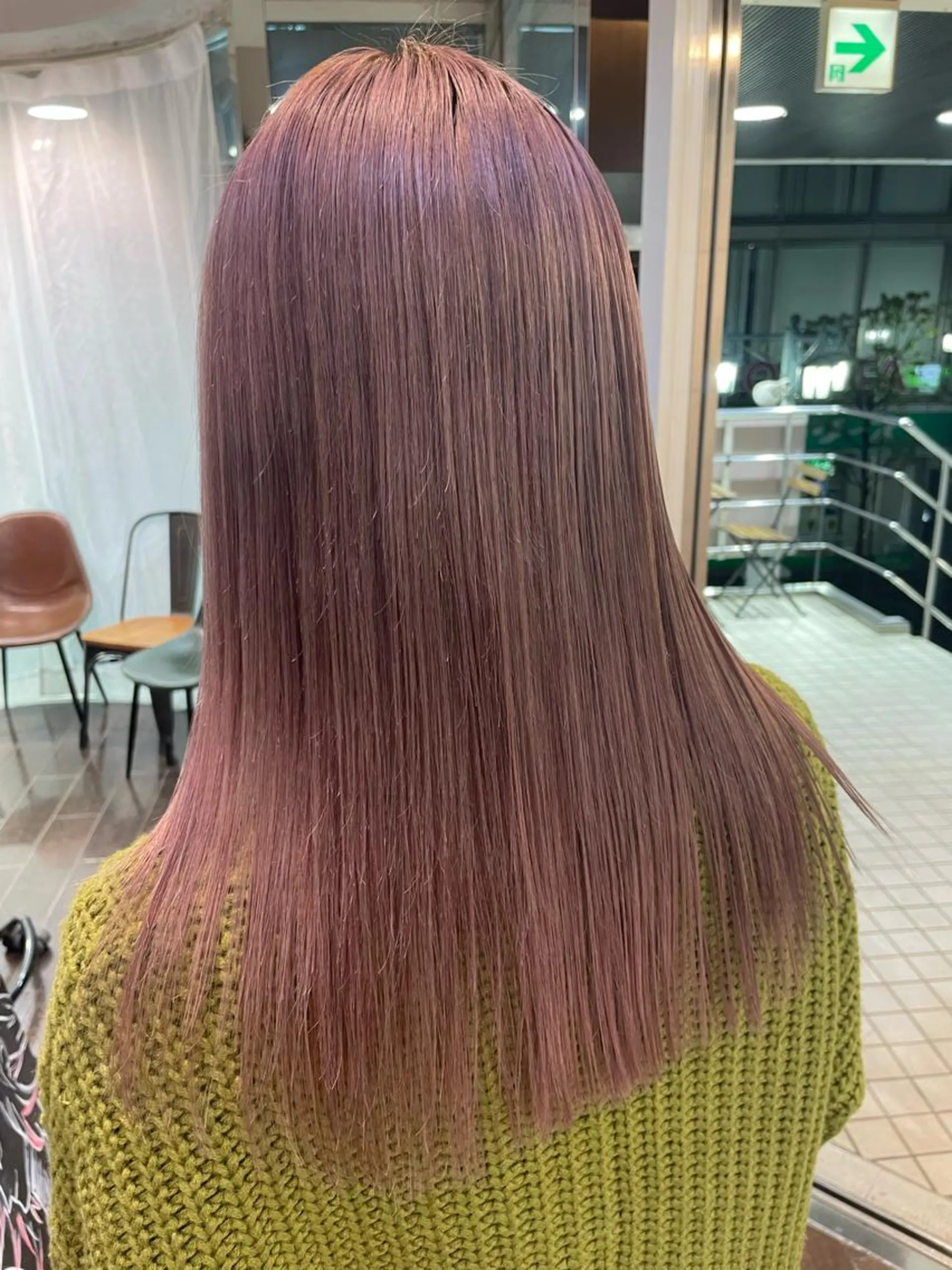 セミロング カラー ヘアカラー 💖デザインカラー/ タダ ハナカ💖のヘアスタイル