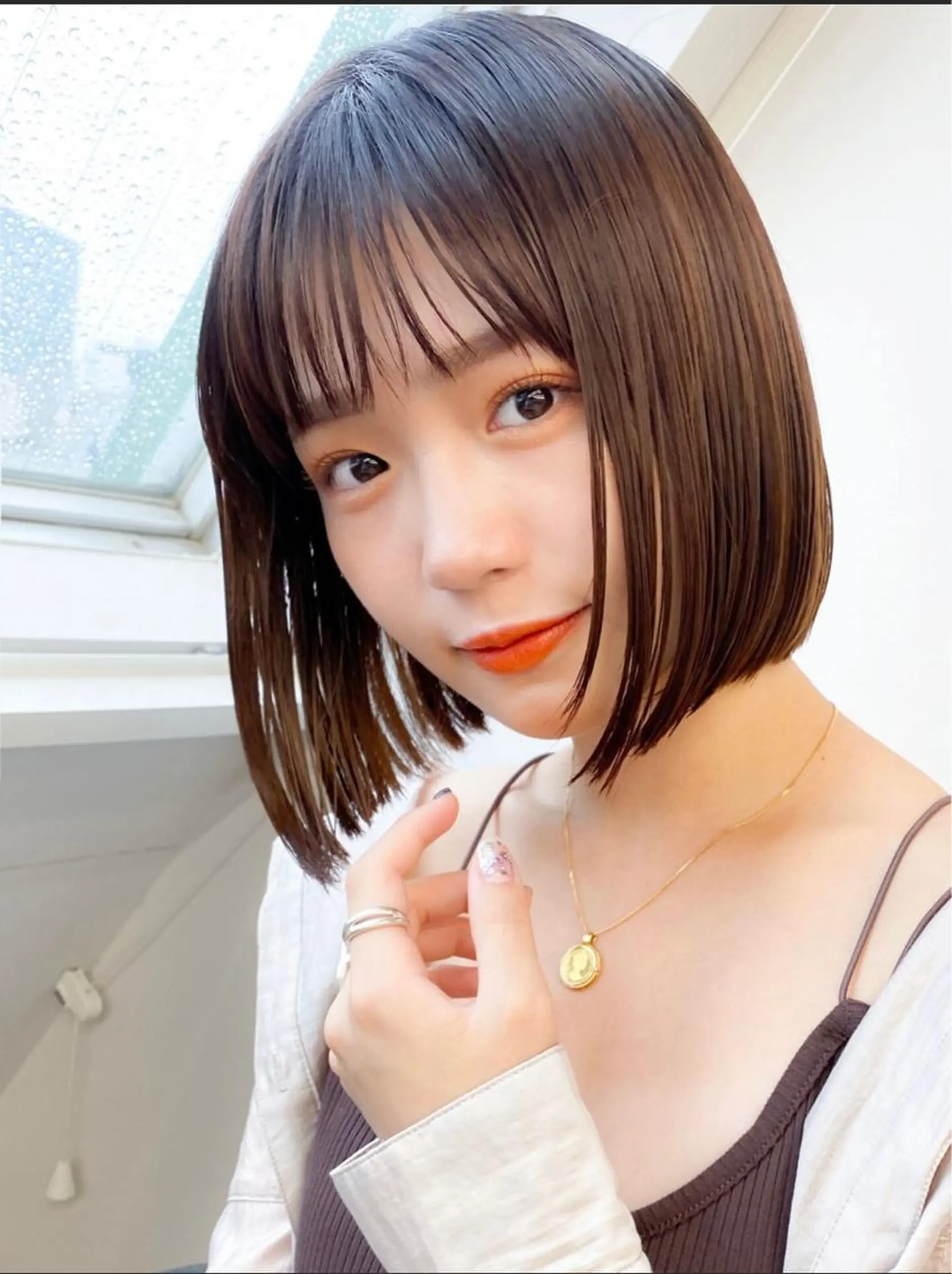 ミディアム カラー カット 縮毛矯正 💎韓国風レイヤー/ 透明感💎藤咲僚汰のヘアスタイル