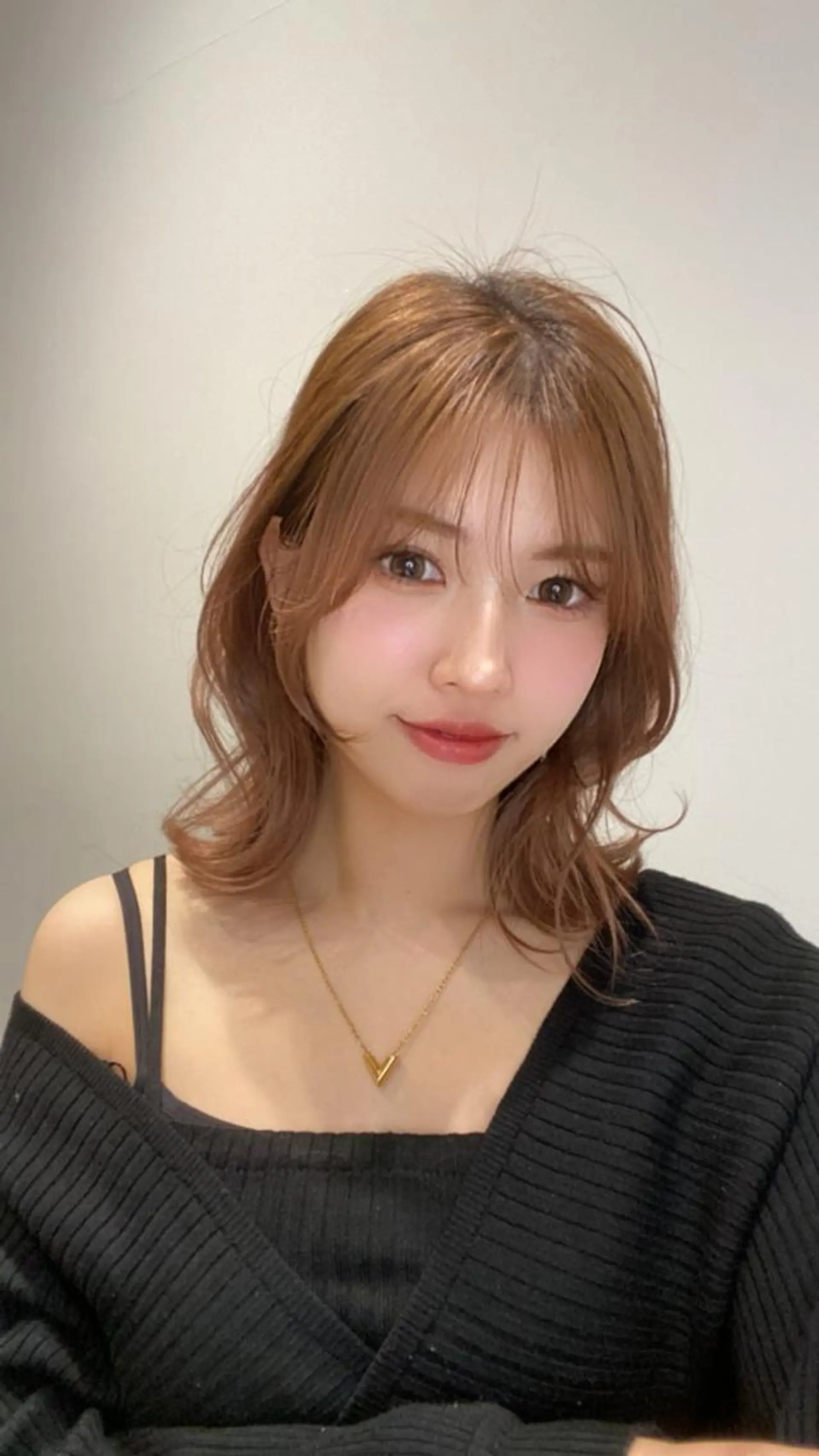 ミディアム カラー パーマ ヘアアレンジ ボブレイヤー アディクシーカラー 透明感カラー イルミナカラー ボブ カット ヘアカラー トリートメント ヘアセット 小野寺瑞希 /最小顔カットのヘアスタイル