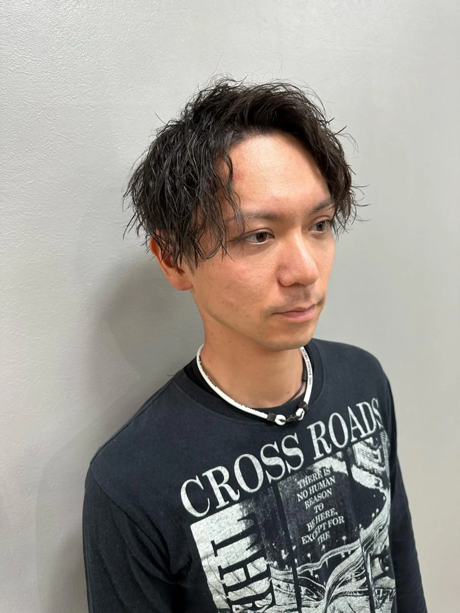 パーマ メンズ Agu hair act 姫路駅前おみぞ筋店所属・カワモト ソウタのヘアスタイル