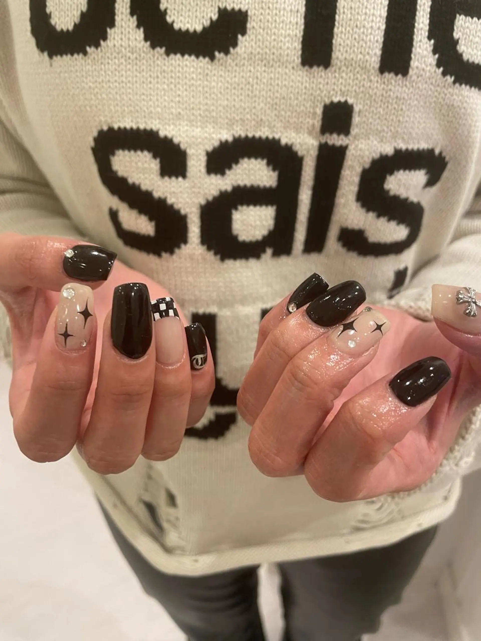 ネイル 束感まつ毛/ネイル/ LED♥KIRARAのマツエク・マツパデザイン