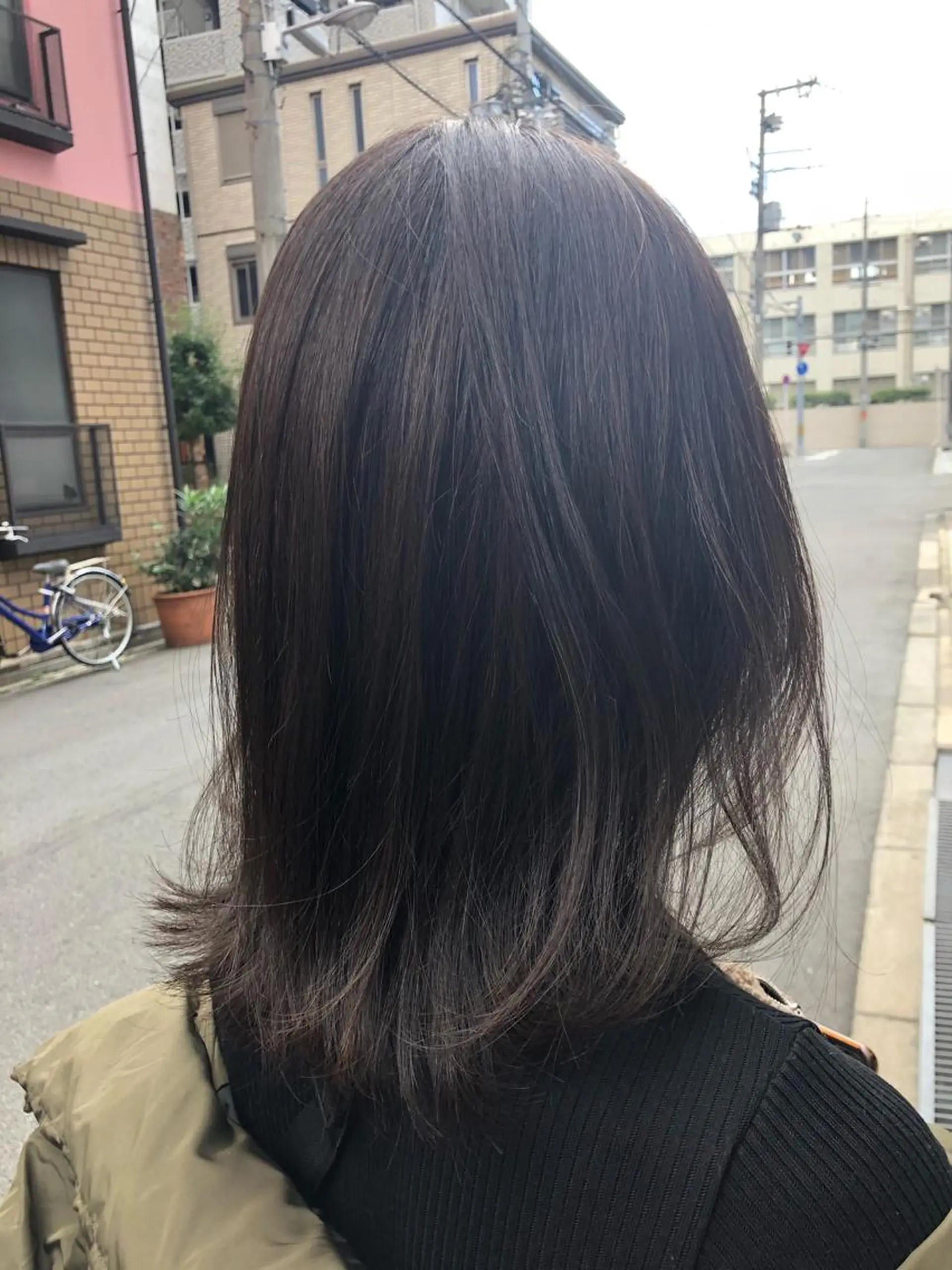 ミディアム カラー カット ヘアカラー トリートメント newi京橋 【sachi】のヘアスタイル