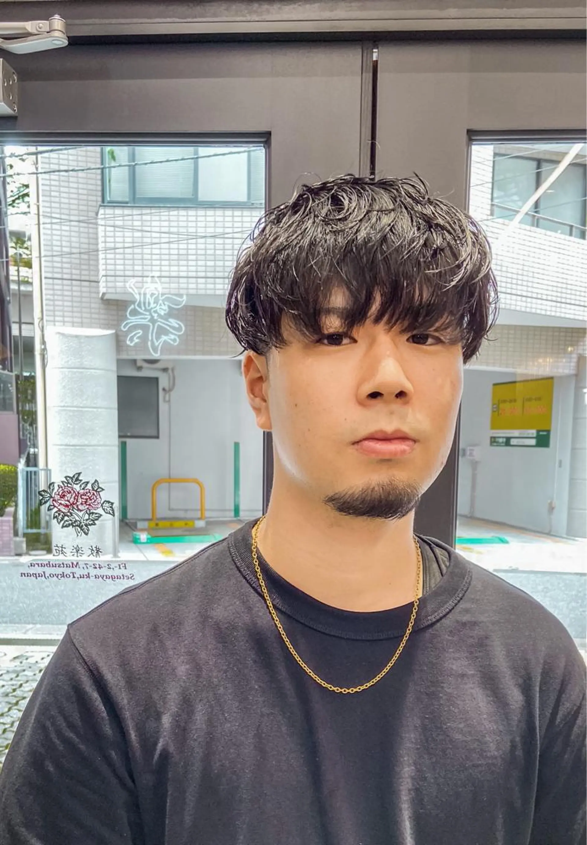 ミディアム パーマ メンズ カット パーマ FM【エフエム】HAVANA所属・💈圧倒的メンズ特化 明大前美容師💈のヘアスタイル
