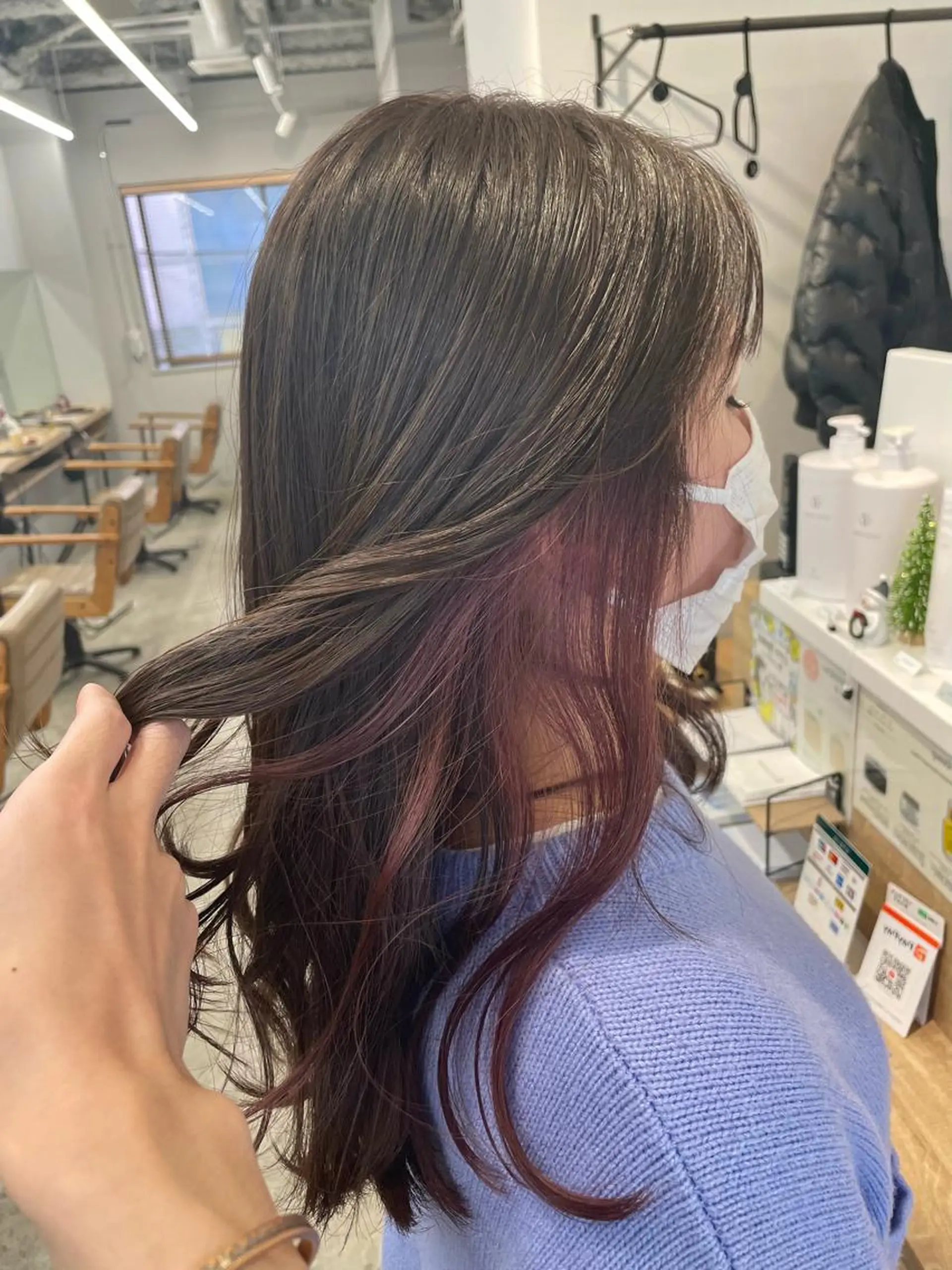 ミディアム SAEKI【ior 】北千住店ブリーチのヘアスタイル