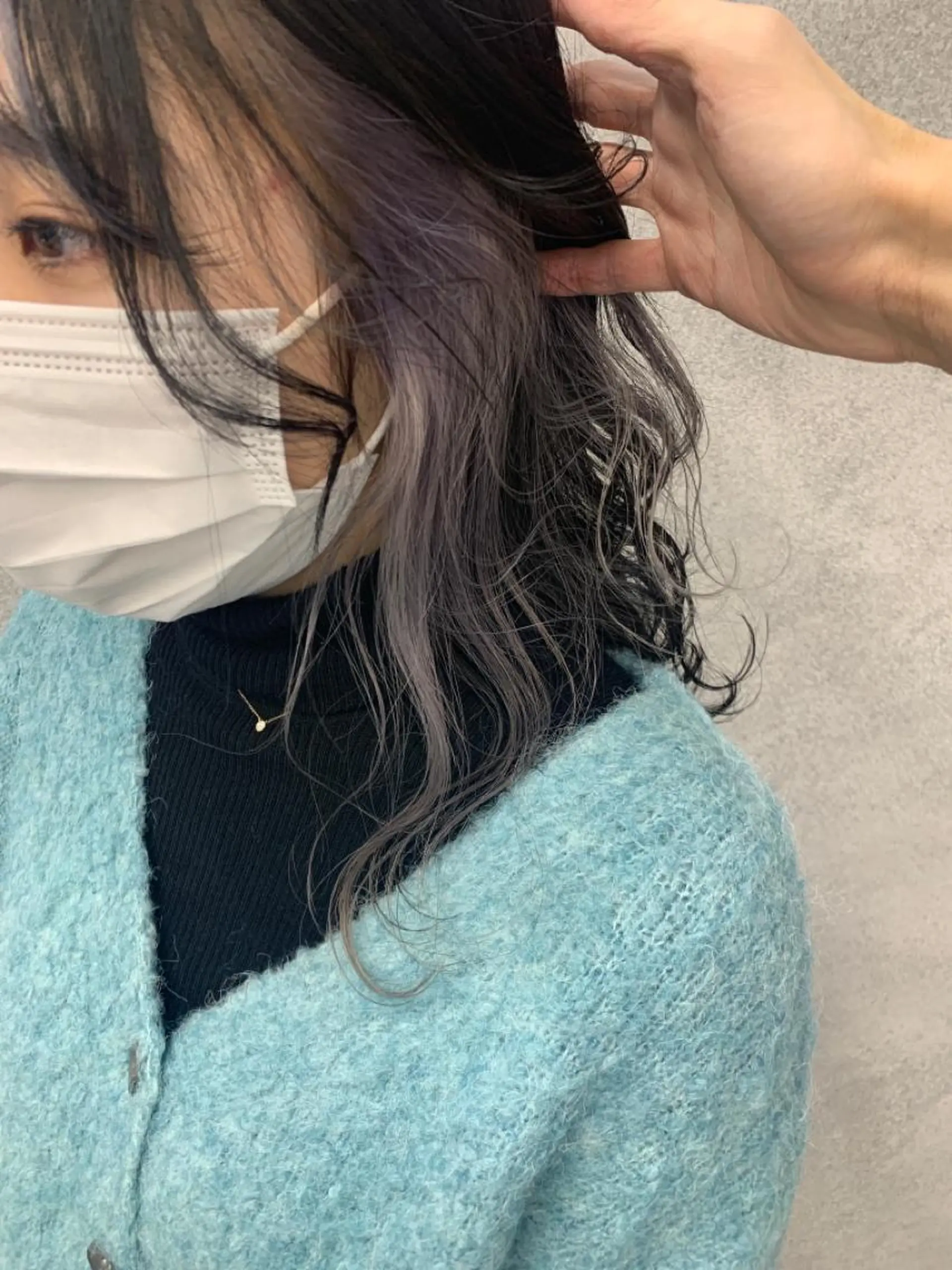 ミディアム カラー ヘアアレンジ キッズ ショートボブ ミディアムパーマ バレイヤージュ ブリーチ ケアブリーチ 🌈難波🌈ベージュ カラー【ヒロム】のヘアスタイル