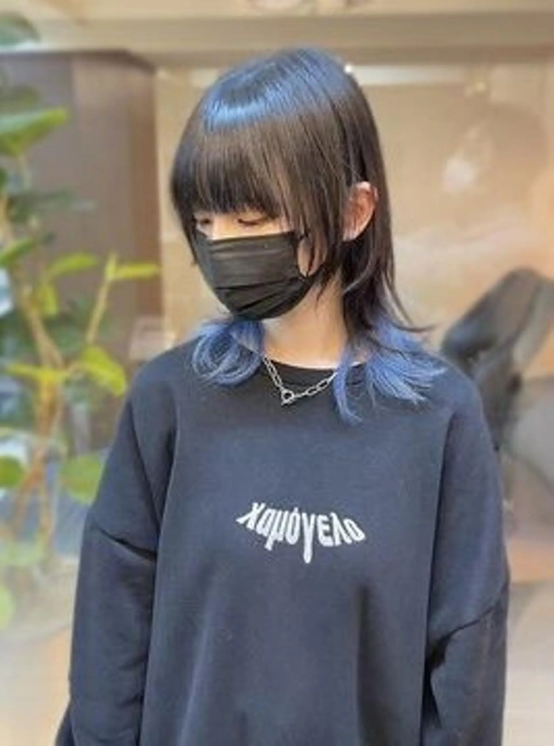 ミディアム 韓国特化エクステ🟨 エクステのヘアスタイル