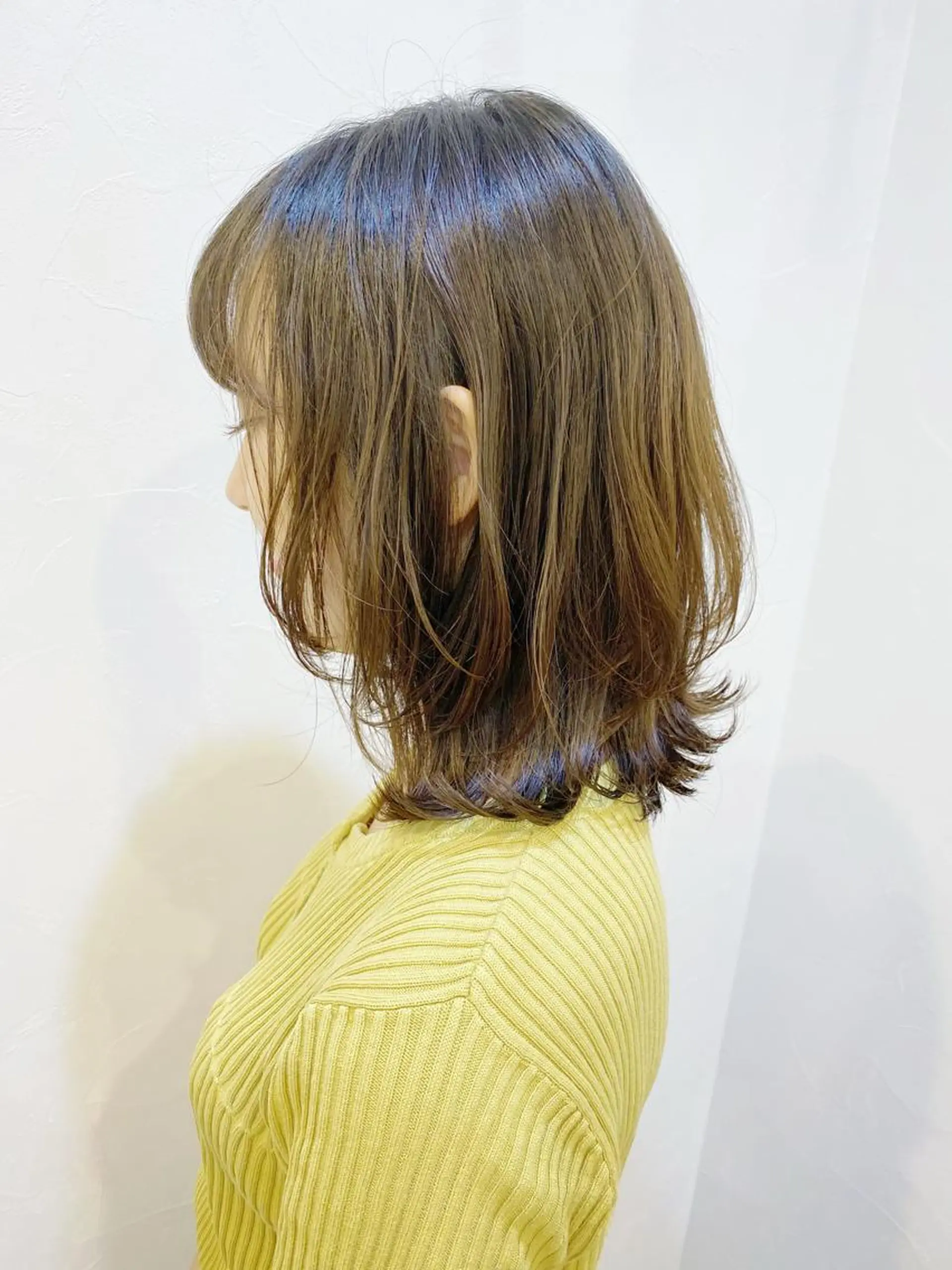 ミディアム カラー レイヤーカット NAKAI所属・ミディアムヘア🌼 さきのヘアスタイル