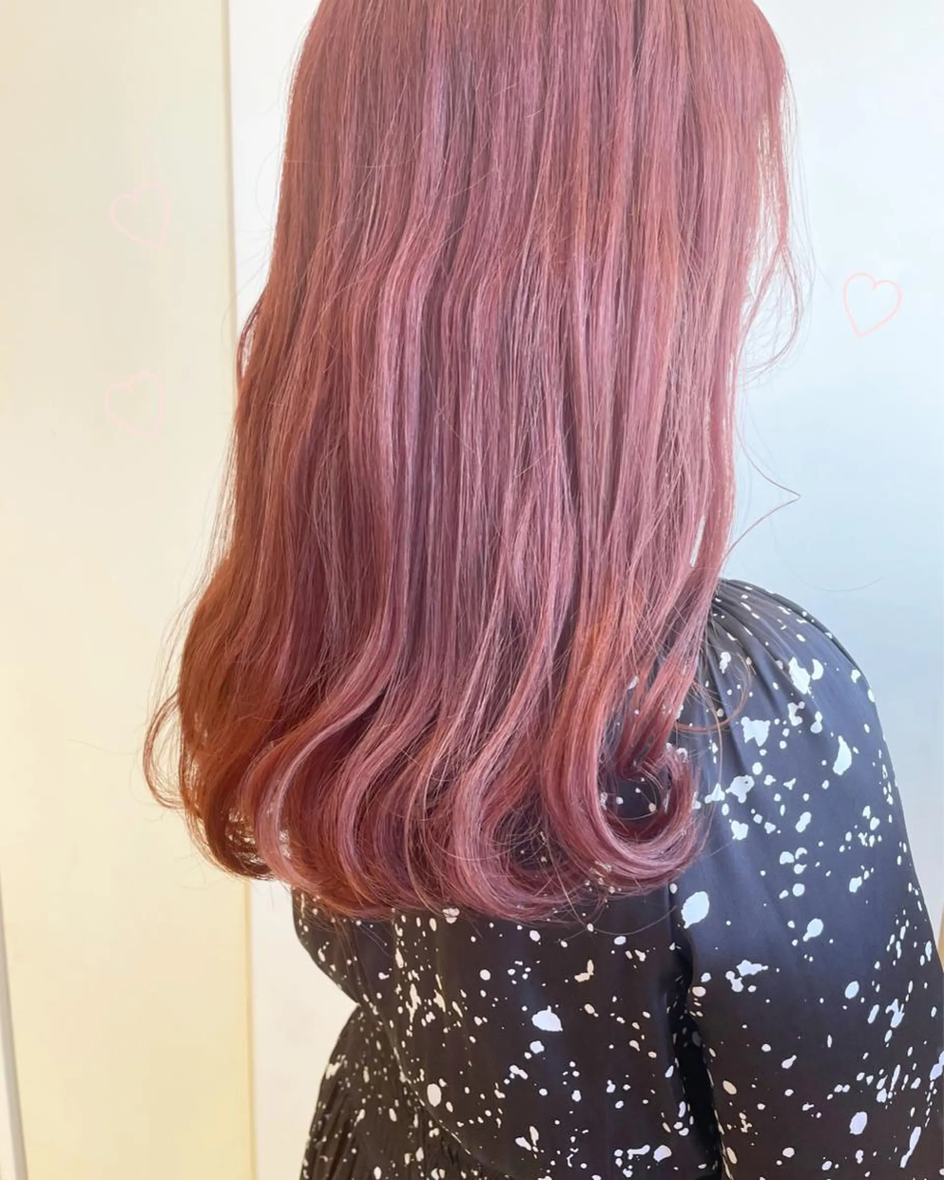 ミディアム カラー ピンクカラー EMANON新宿東口所属・新宿駅近♡ ♡個室♡三都季🌜のヘアスタイル