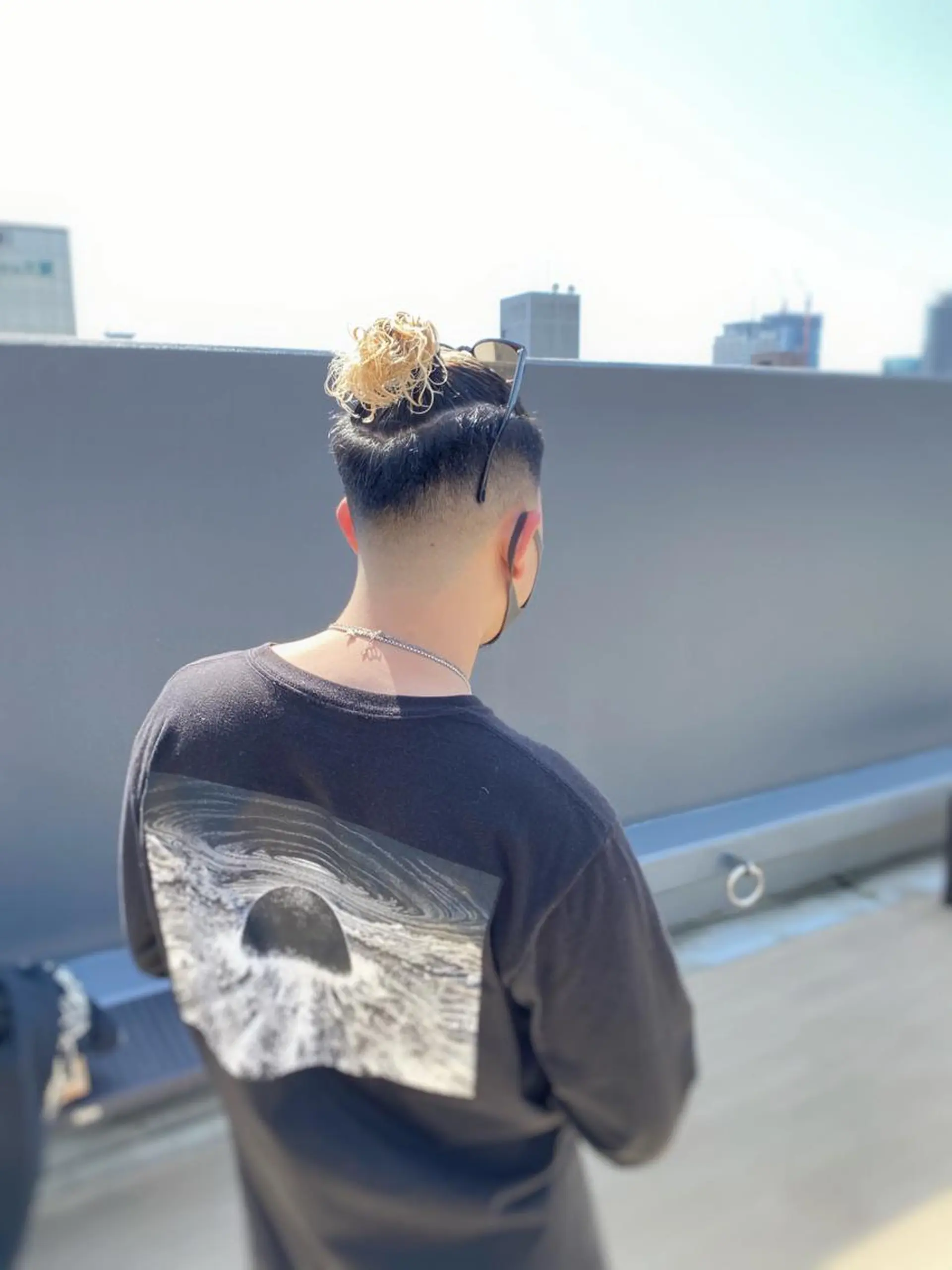 ショート カラー パーマ メンズ MENS  FEEL南森町所属・佐藤 達郎のヘアスタイル