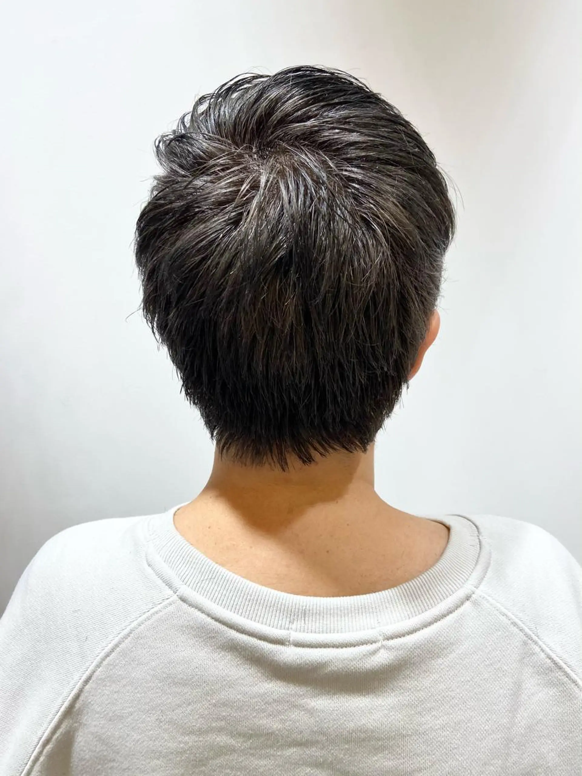 ショート カラー ヘアカラー トリートメント 🐺ウルフ/レイヤー 似合わせ‎🤍沙羅のヘアスタイル