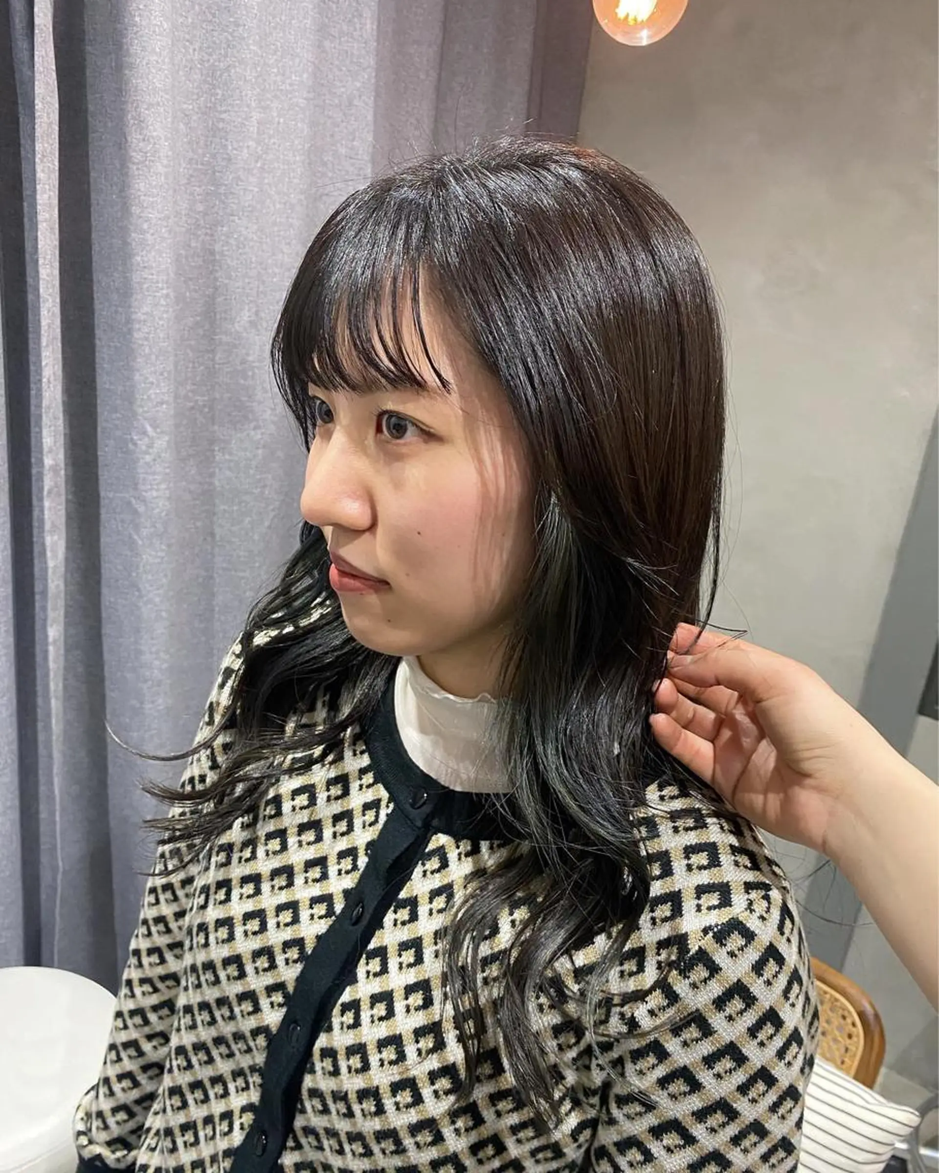 ロング カラー DEPT 宗像あかりのヘアスタイル