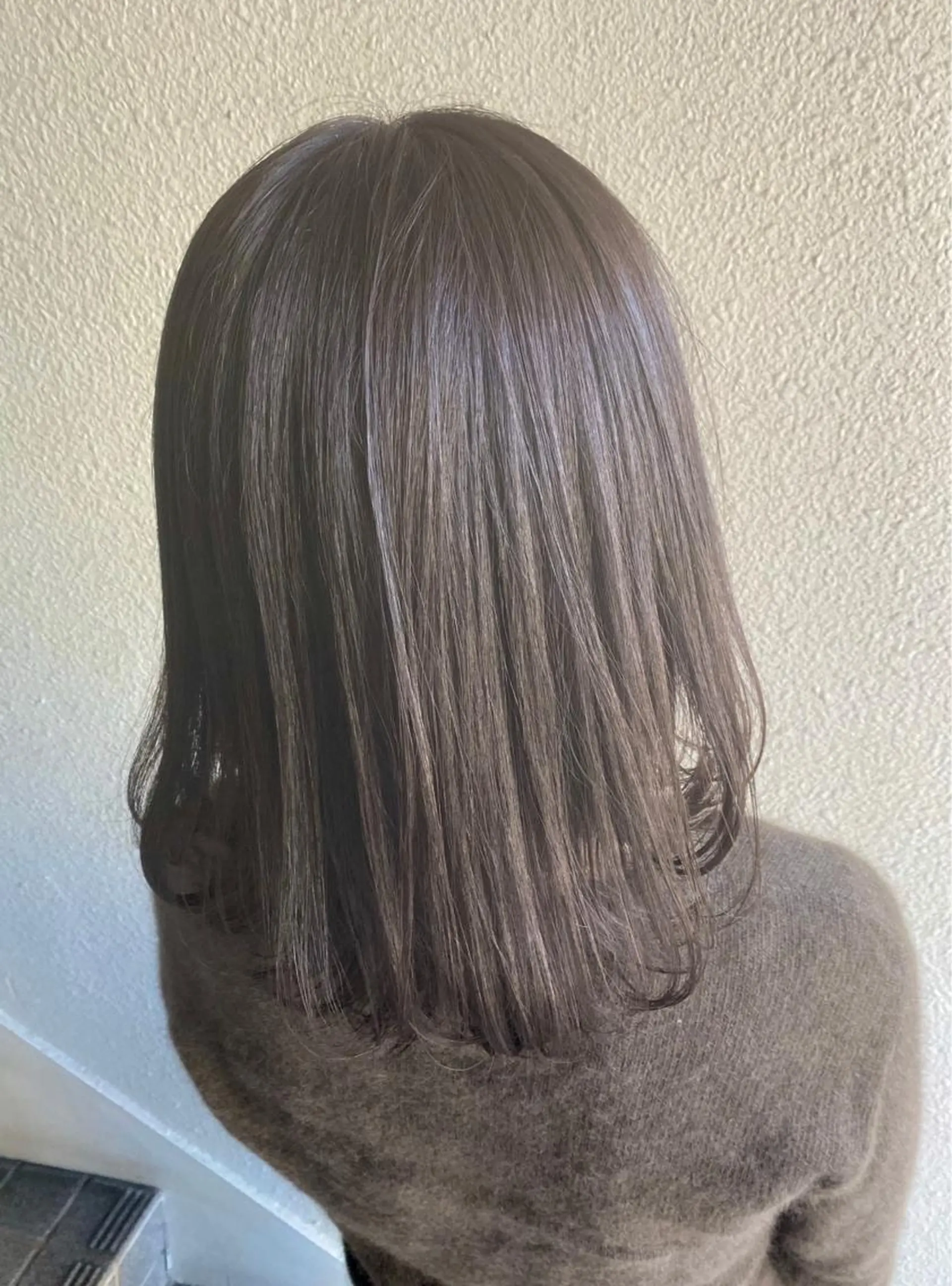 ミディアム カラー ブリーチ 透明感カラー ブリーチなしカラー オレンジ トリートメント 髪質改善/艶カラー 🎀ヘアアレンジ🎀のヘアスタイル