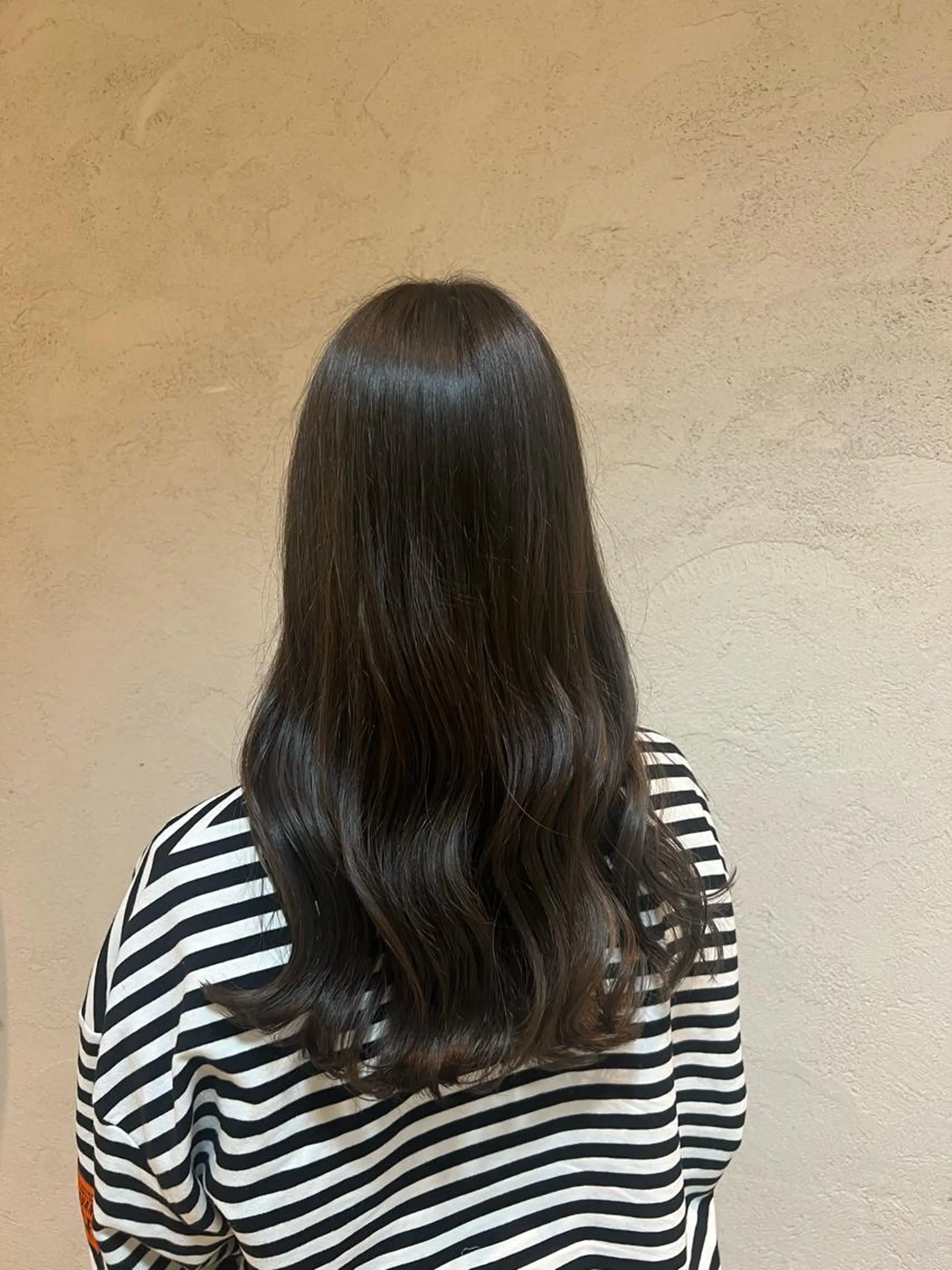 ロング カラー ケアカラー カット トリートメント 竹添 有梨沙のヘアスタイル