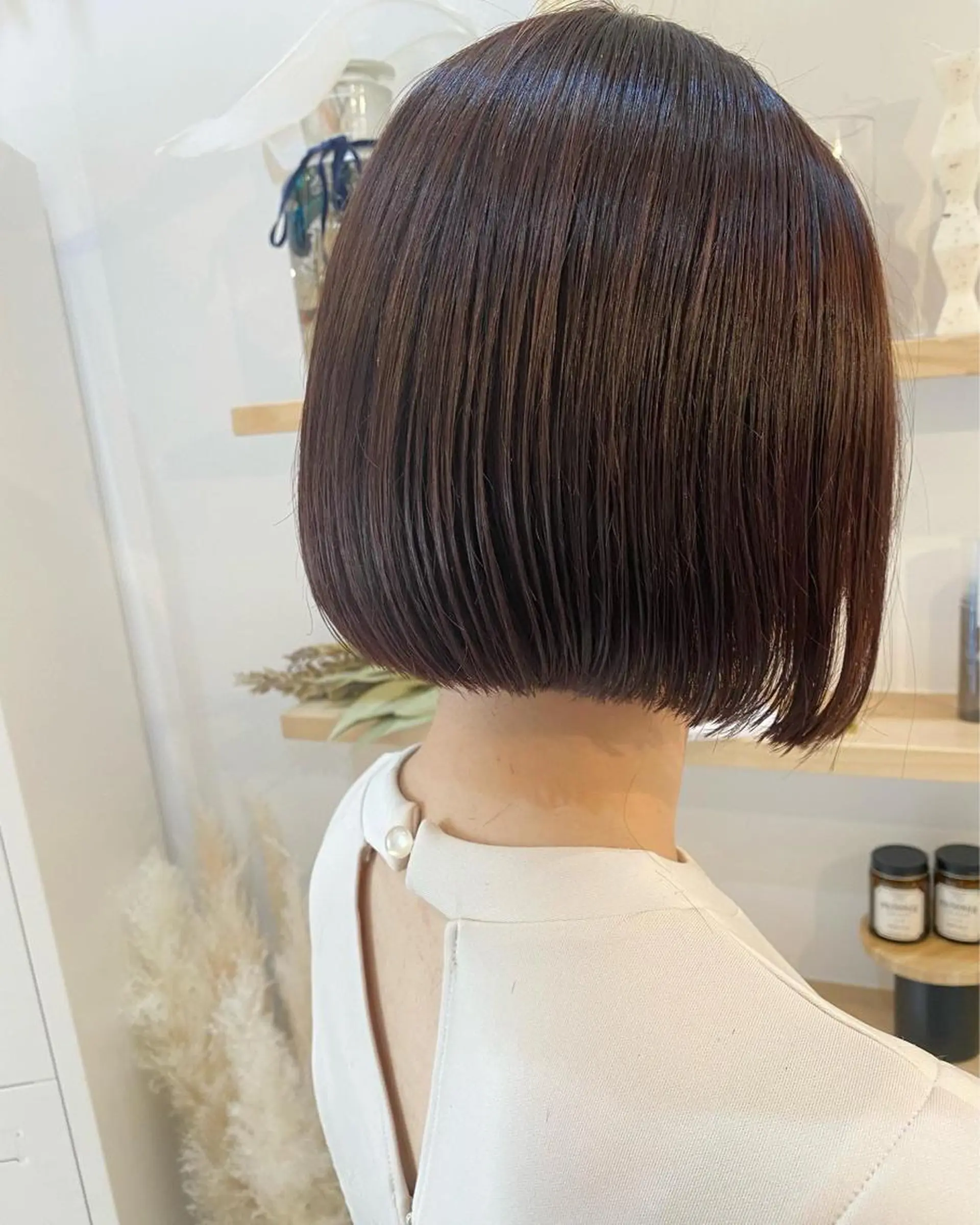 ミディアム カット トリートメント ヘッドスパ 髪質改善/オーガニッ クカラー/栞南のヘアスタイル