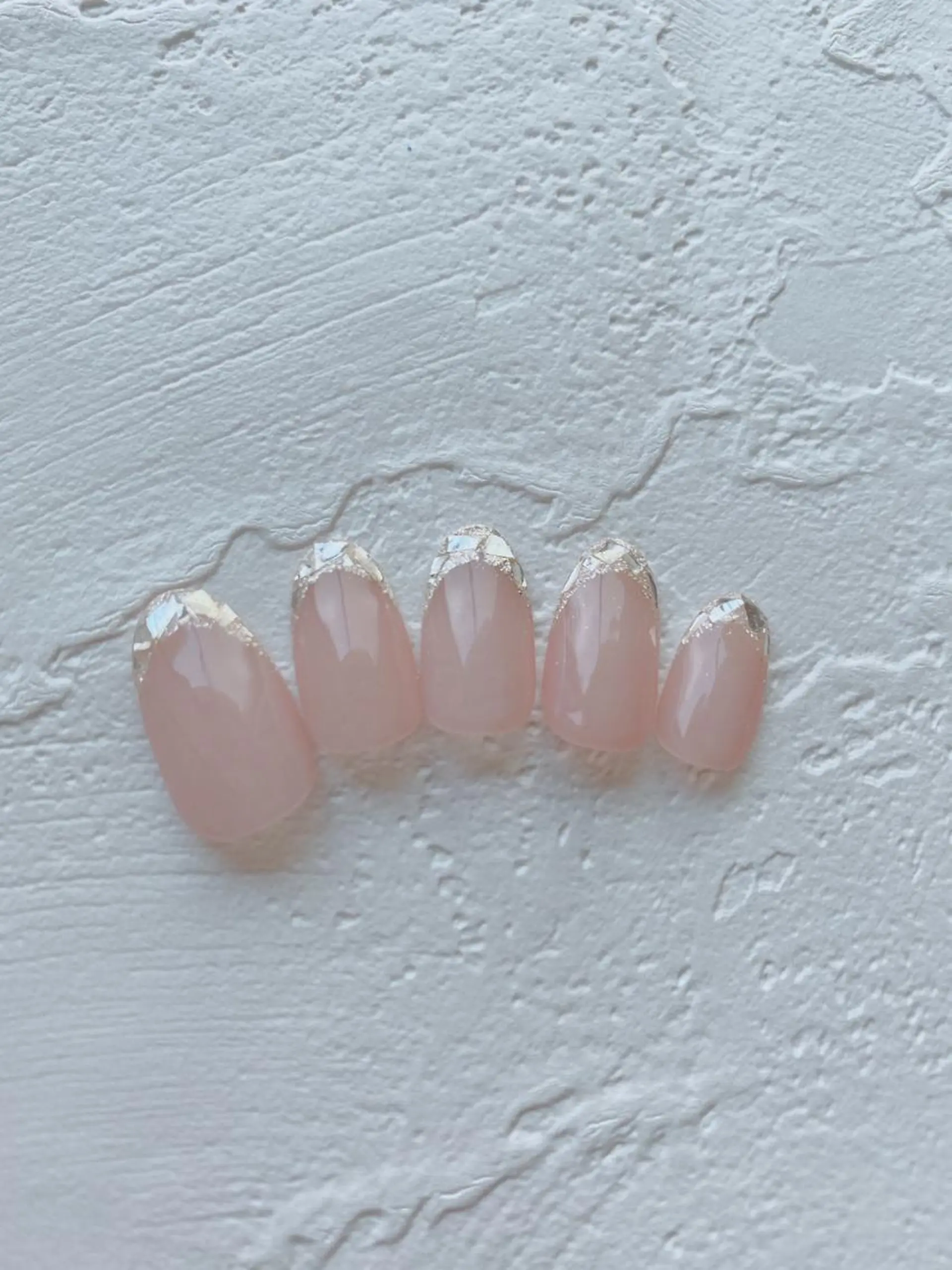 ネイル フレンチネイル ガラスフレンチ ゴールド シルバー ハンドネイル Nail  R💫 naoのネイルデザイン