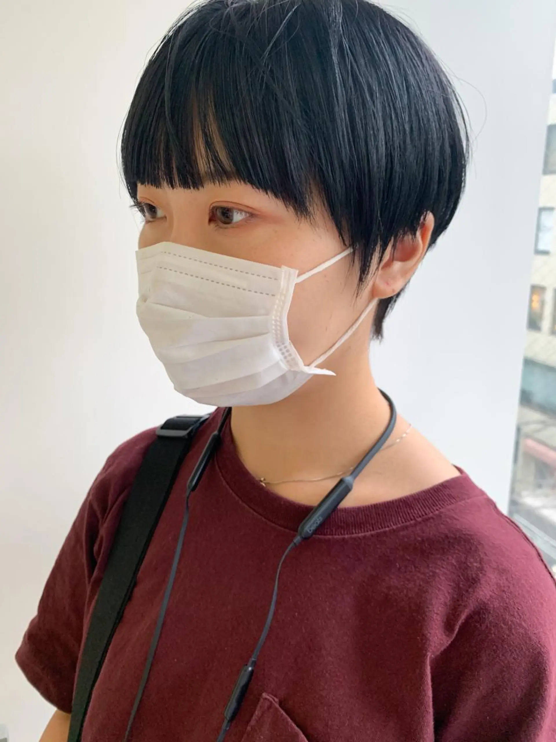 ショート nuu所属・💜ショート💜 ウルフ、ボブ二色亜美のヘアスタイル