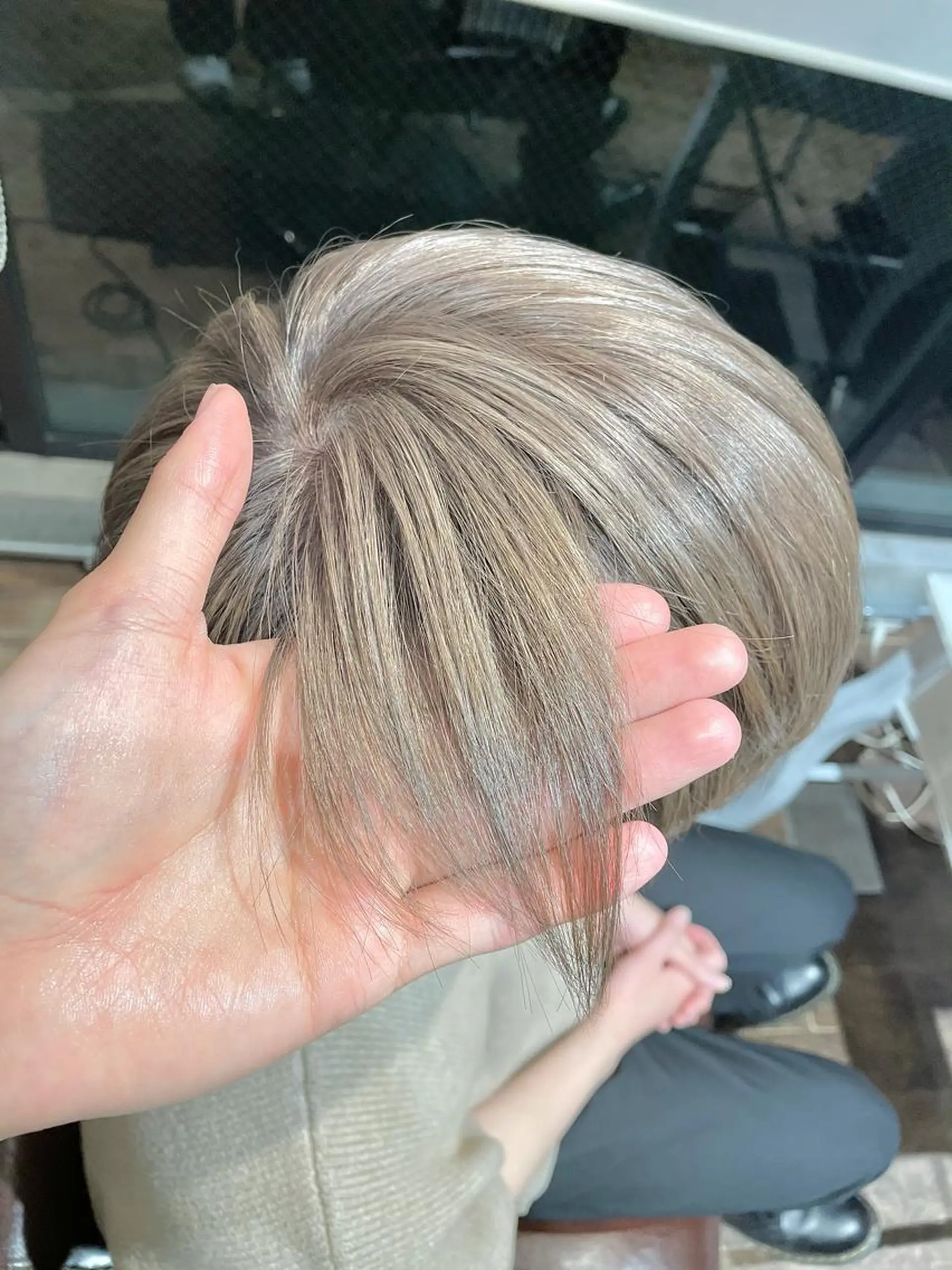 カラー メンズ 黒髪 カット ヘアカラー HIKARI メンズ満足度No.1のヘアスタイル