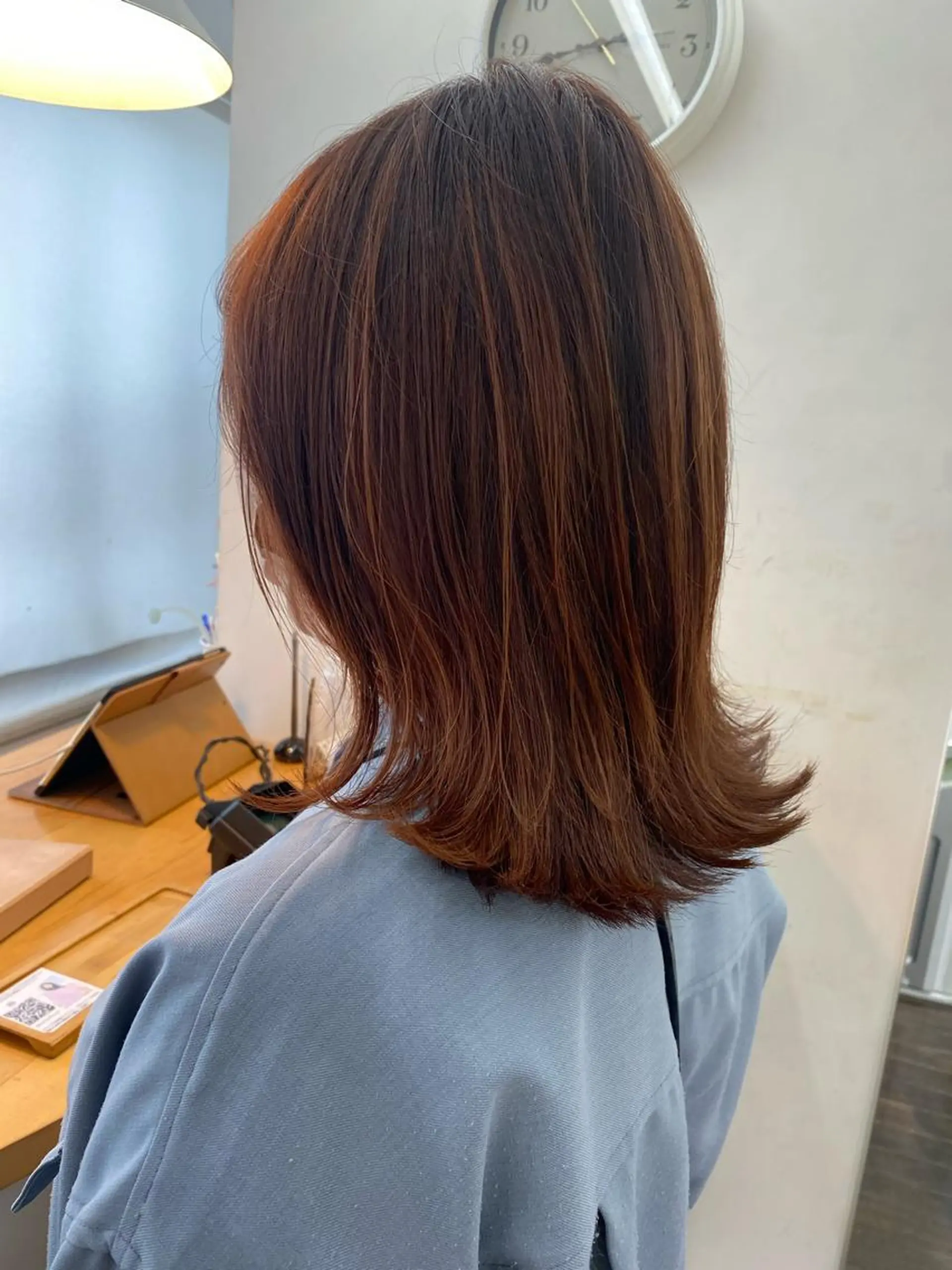 ミディアム カラー 【ヘアセット/美眉】 吉川玲のヘアスタイル