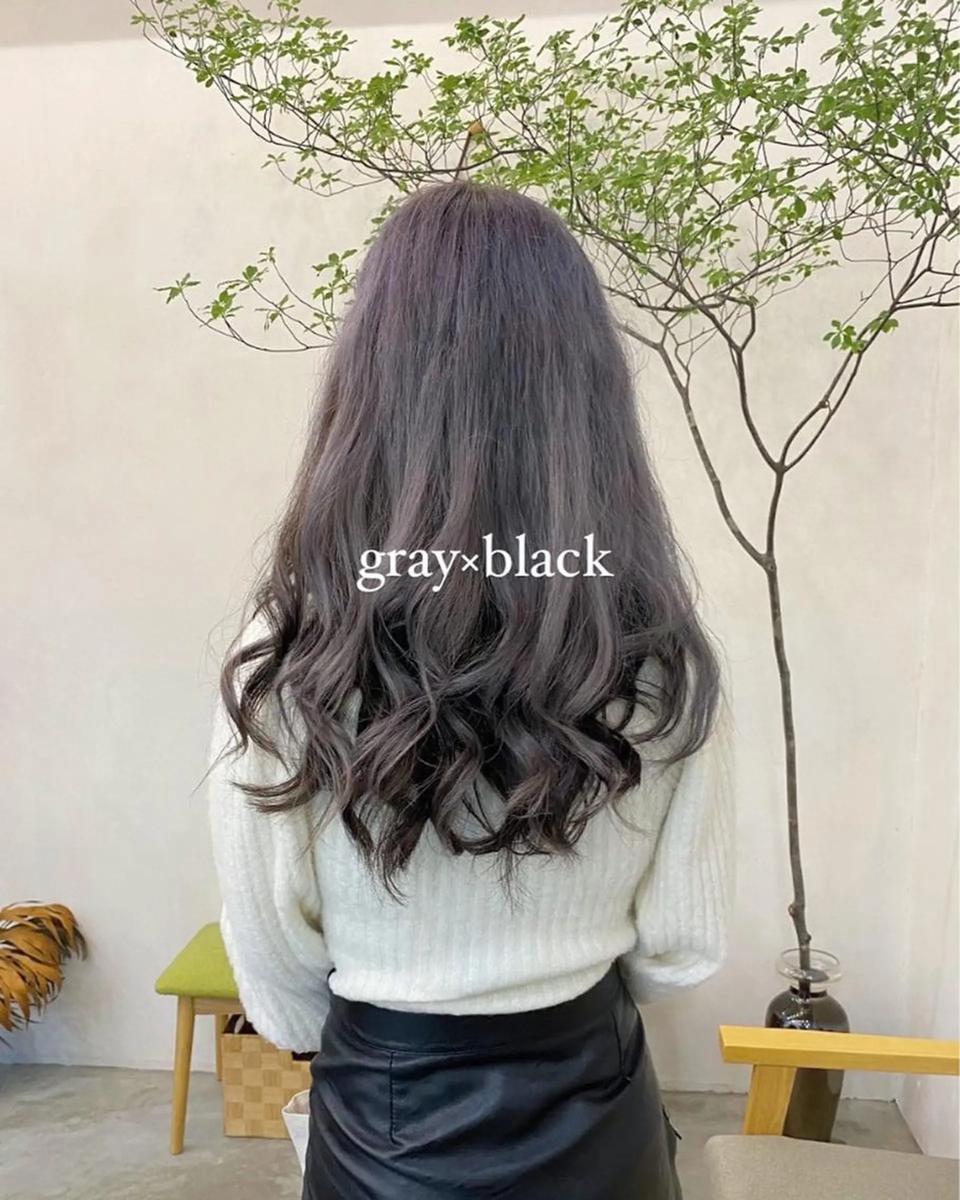 カラー 黒髪 透明感/艶髪/ 石山浩二のヘアスタイル