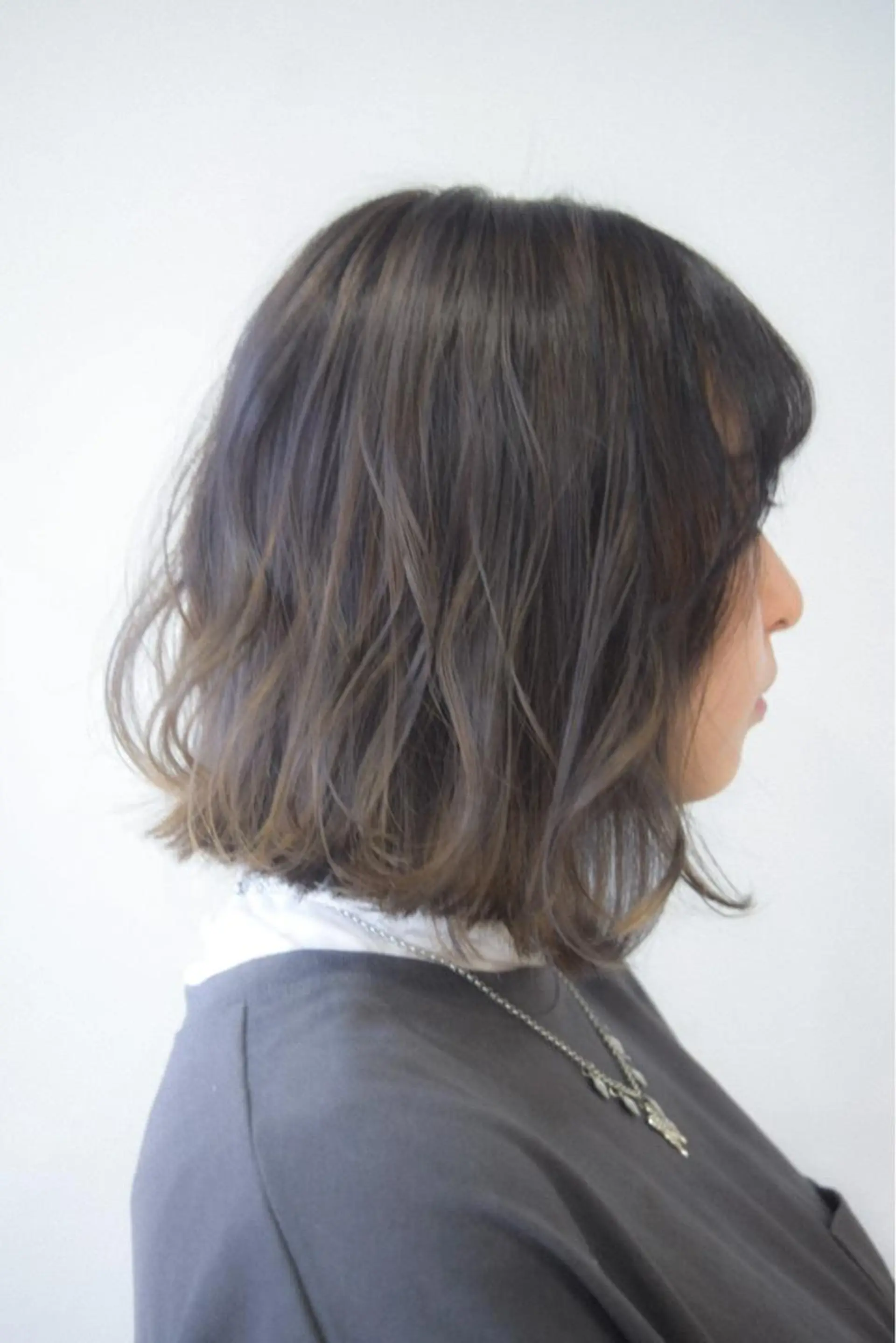 ショート ボブ ハイライト カット ヘアカラー ハイトーンカラー RYUのヘアスタイル
