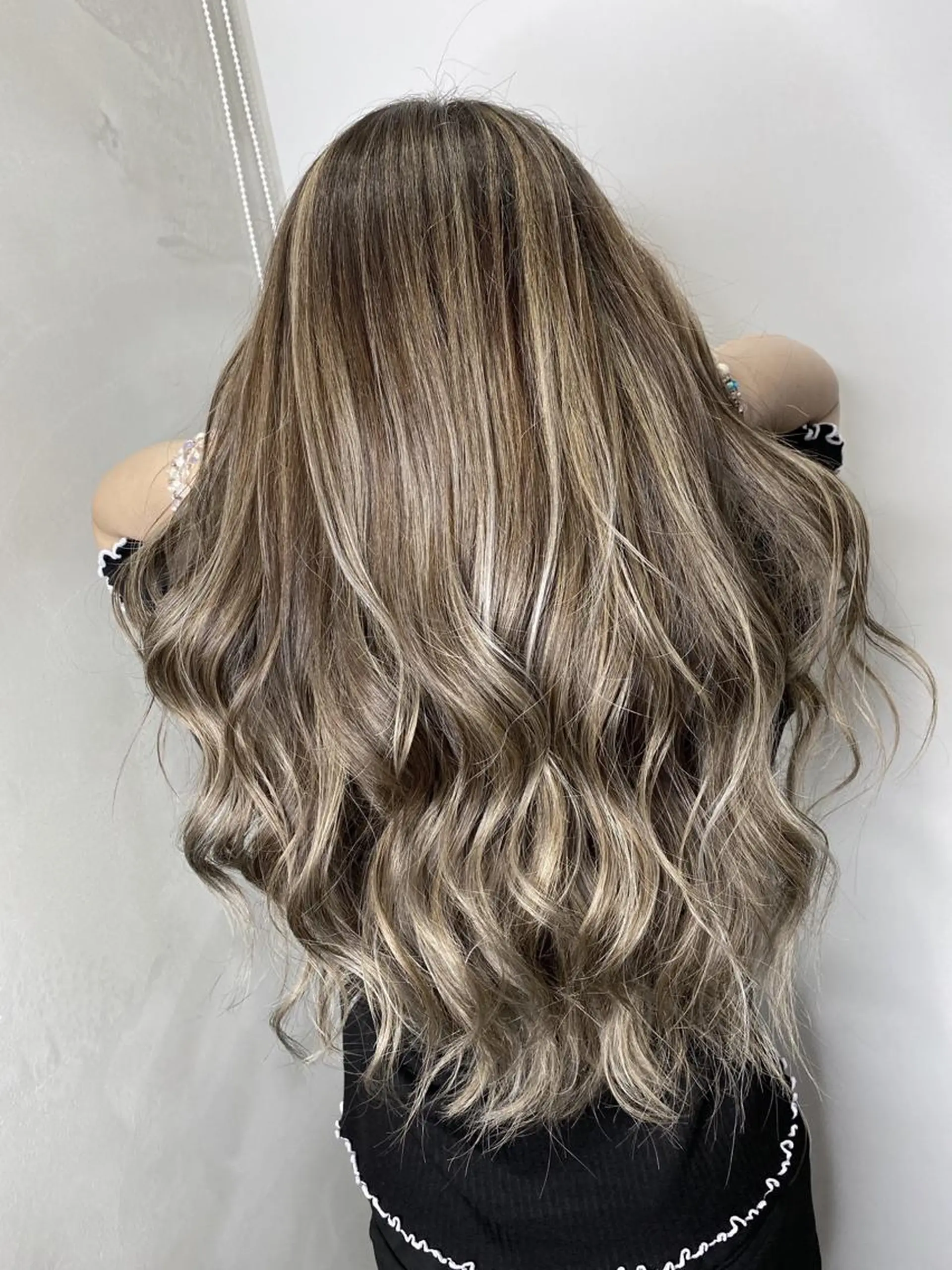 ロング カラー ヘアアレンジ ヘアカラー トリートメント Belle hair Design青野大貴のヘアスタイル