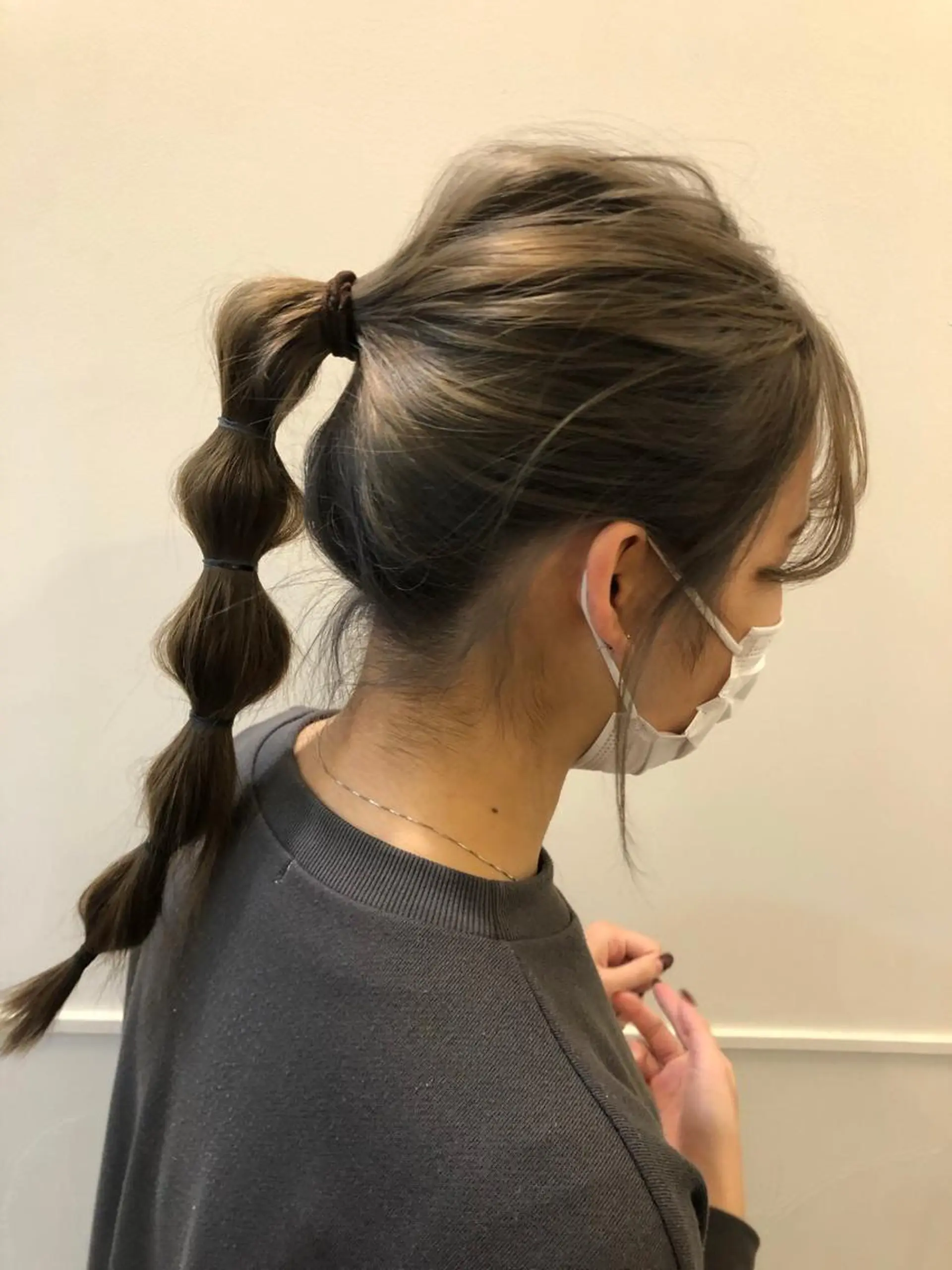 ロング カラー 前川 万都里のヘアスタイル