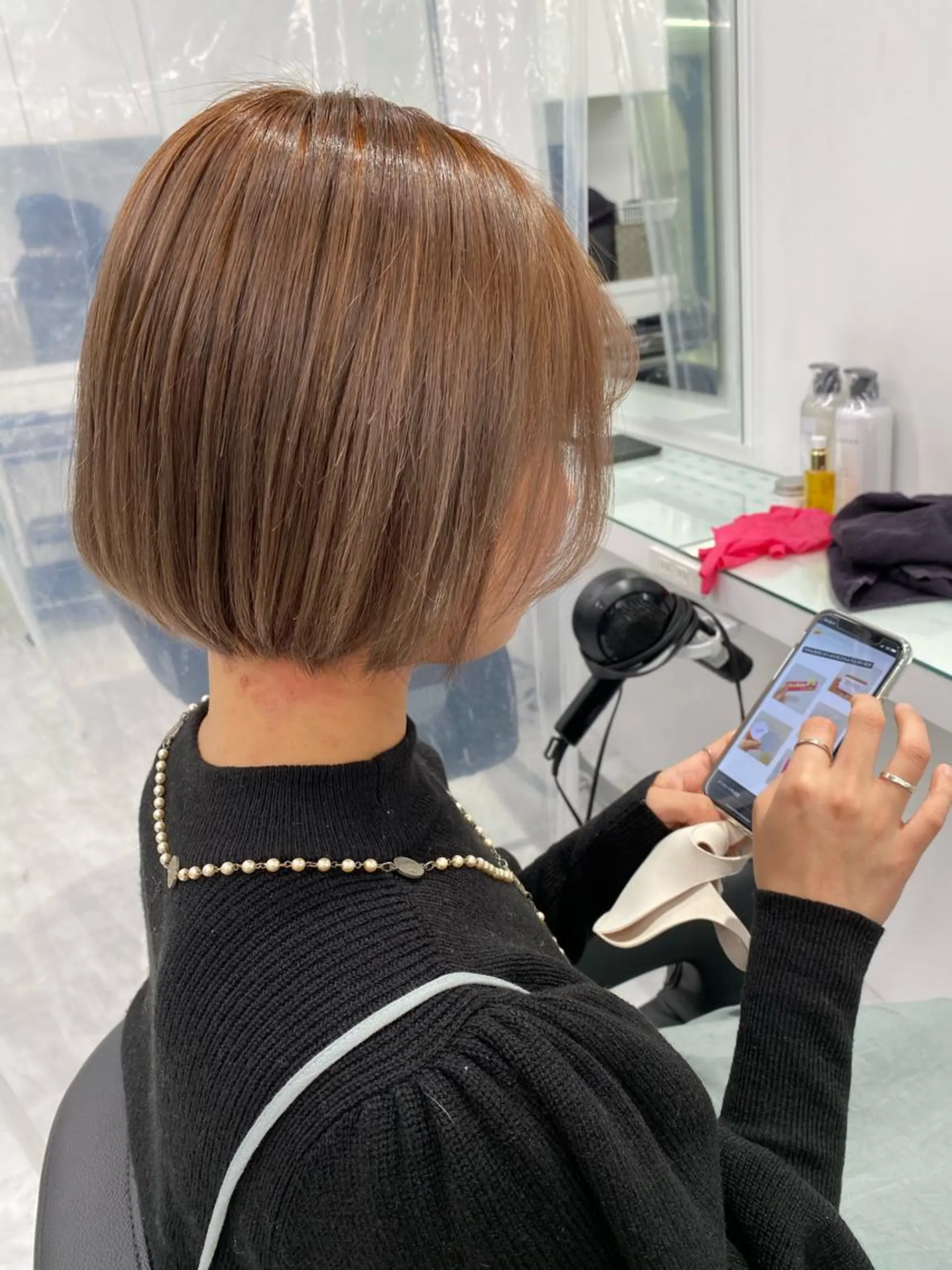ミディアム カラー パーマ ヘアアレンジ メンズ キッズ ネイル マツエク・マツパ ヘアカラー トリートメント ヘアセット M.O.D渋谷所属・🫧渋谷美容師 たくみ🫧のヘアスタイル