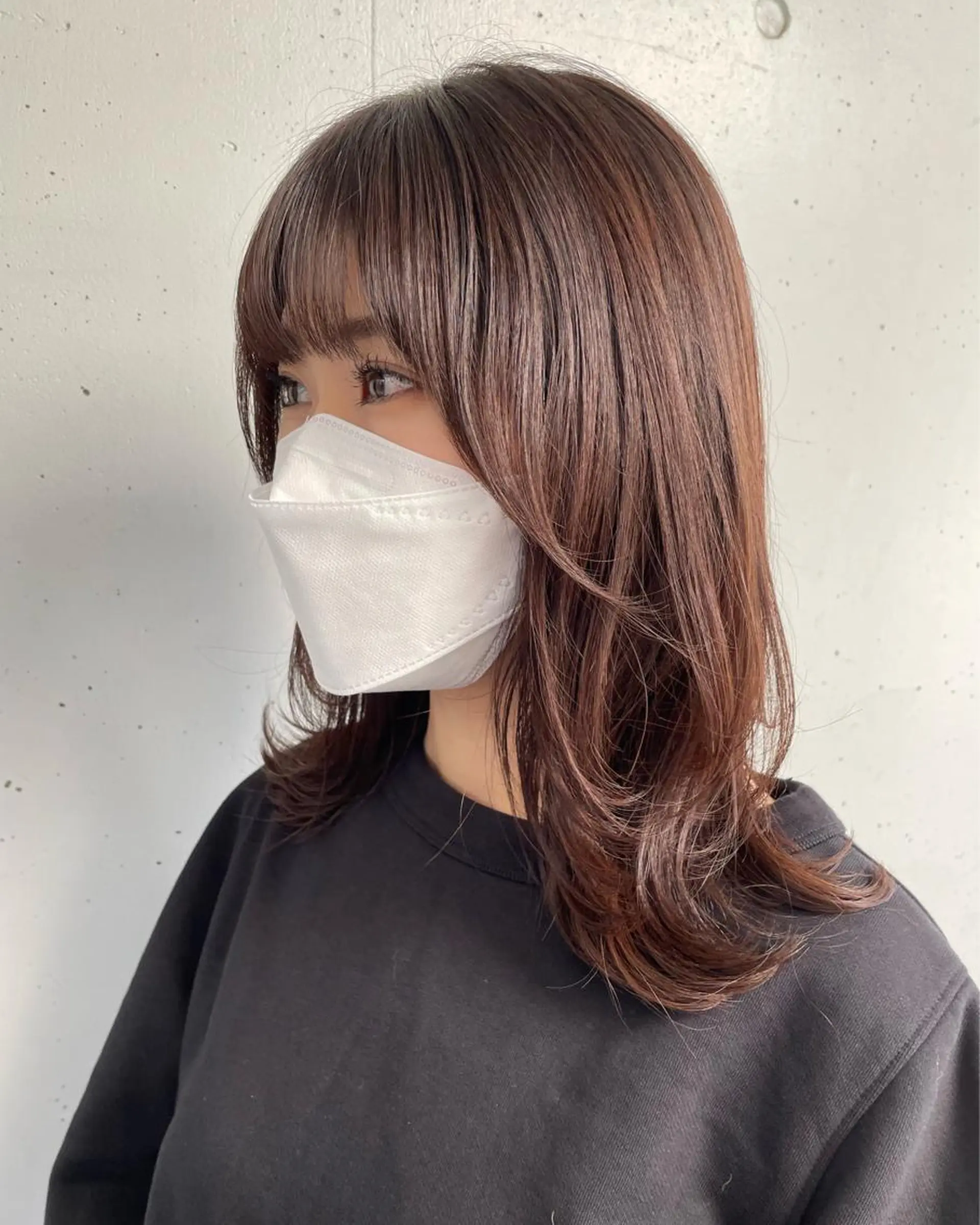 セミロング レイヤーカット 外ハネヘア yuko🌷マツパ/ パリジェンヌのマツエク・マツパデザイン