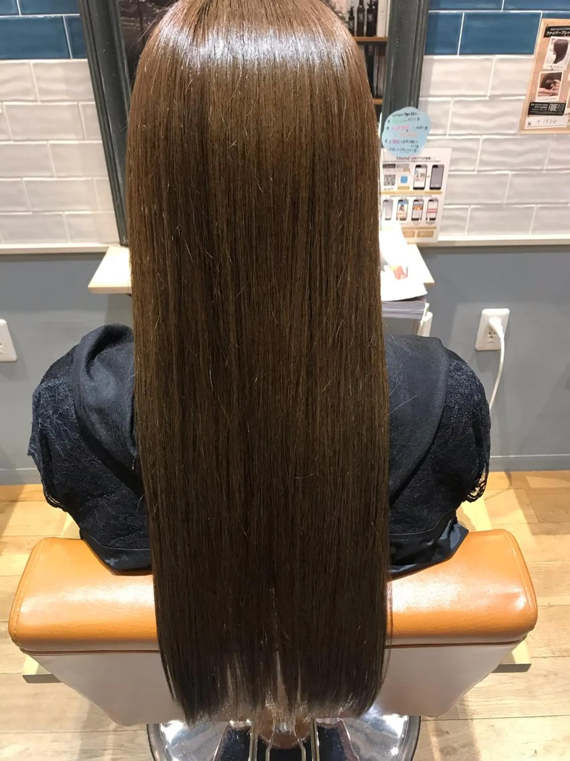 ロング カラー イルミナカラー トリートメント ☻BRAVE柏東口店 わたなべ りこ☻のヘアスタイル