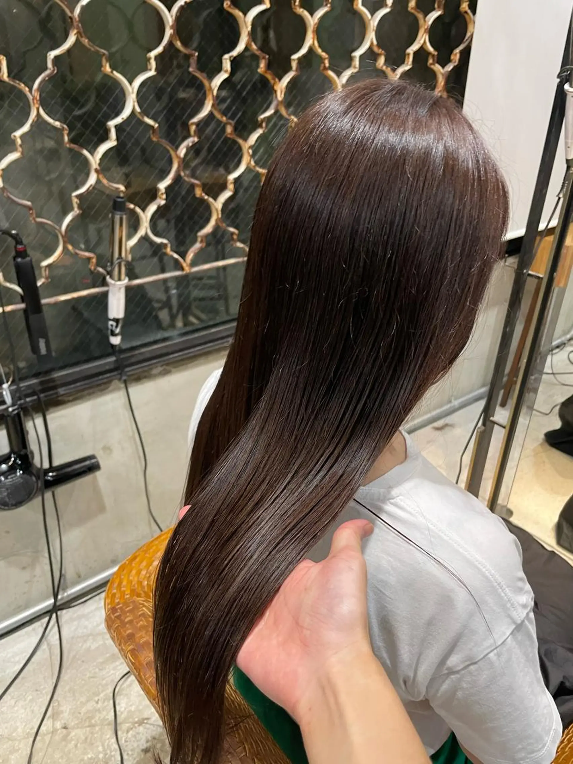 ロング カラー ブラウンカラー パープルカラー パープルブラウン トリートメント ヘアカラー トリートメント ヘアセット 🍀艶髪・透明感🍀 TATSUKIのヘアスタイル