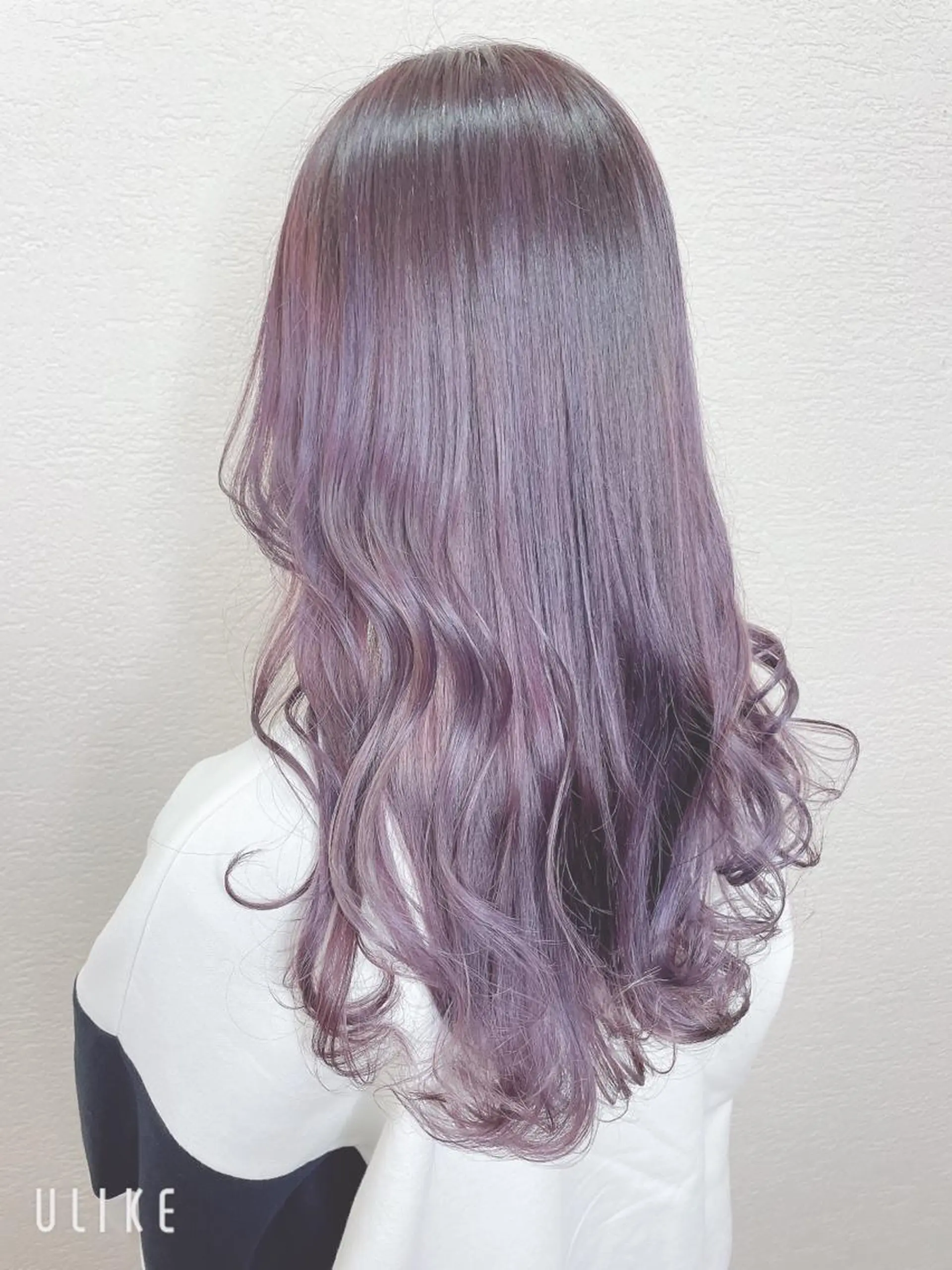 ロング カラー グレージュ バイオレットカラー バイオレットグレージュ カット ヘアカラー トリートメント ❣️モードケイズ塚口 和田一将のヘアスタイル
