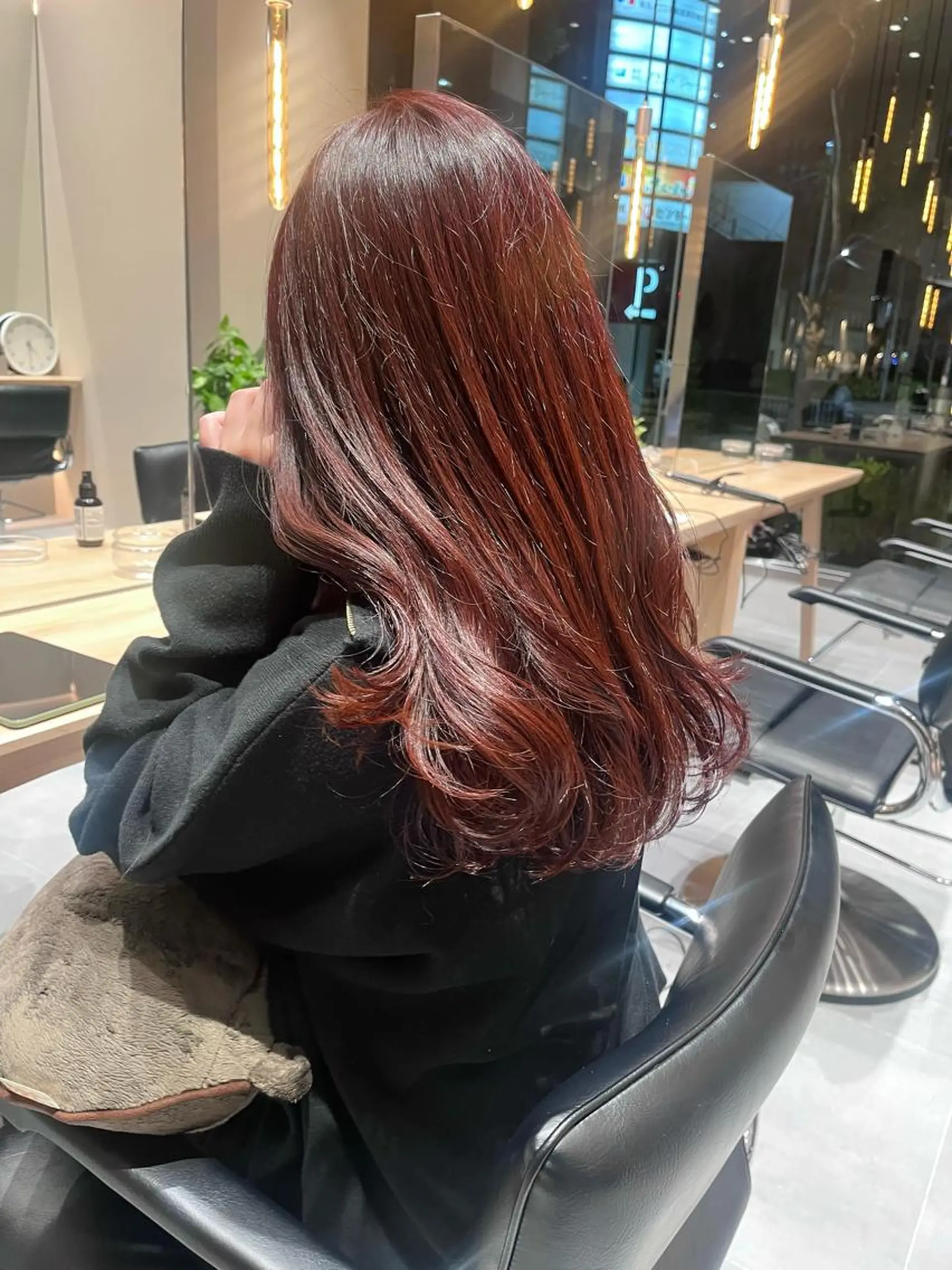 ロング カラー カット ヘアカラー minami🪷 暖色カラーのヘアスタイル