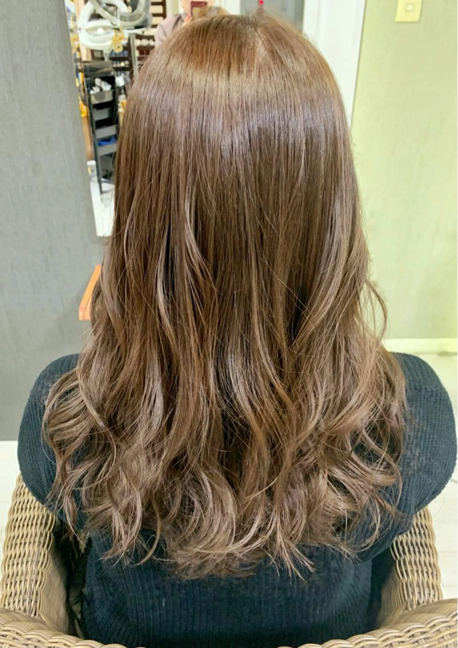 ロング カラー イルミナカラー カット ヘアカラー トリートメント マルナ本店 ペコのヘアスタイル