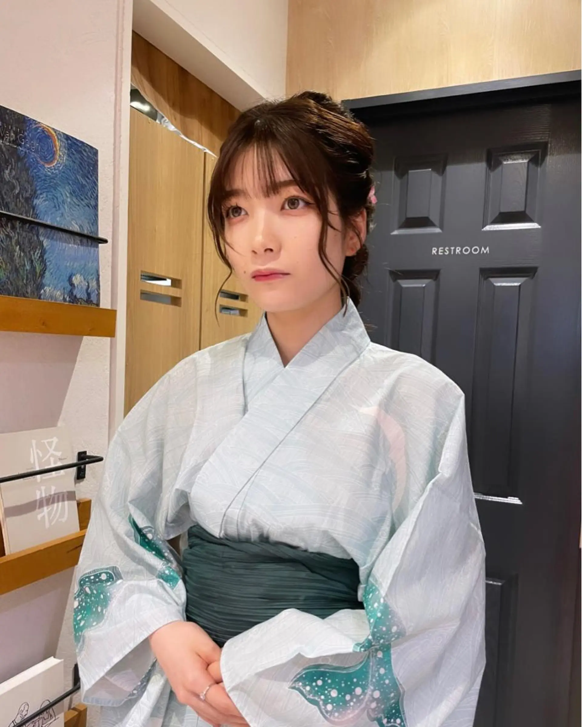 セミロング ヘアアレンジ 産休中です 艶カラー♡オカのヘアスタイル