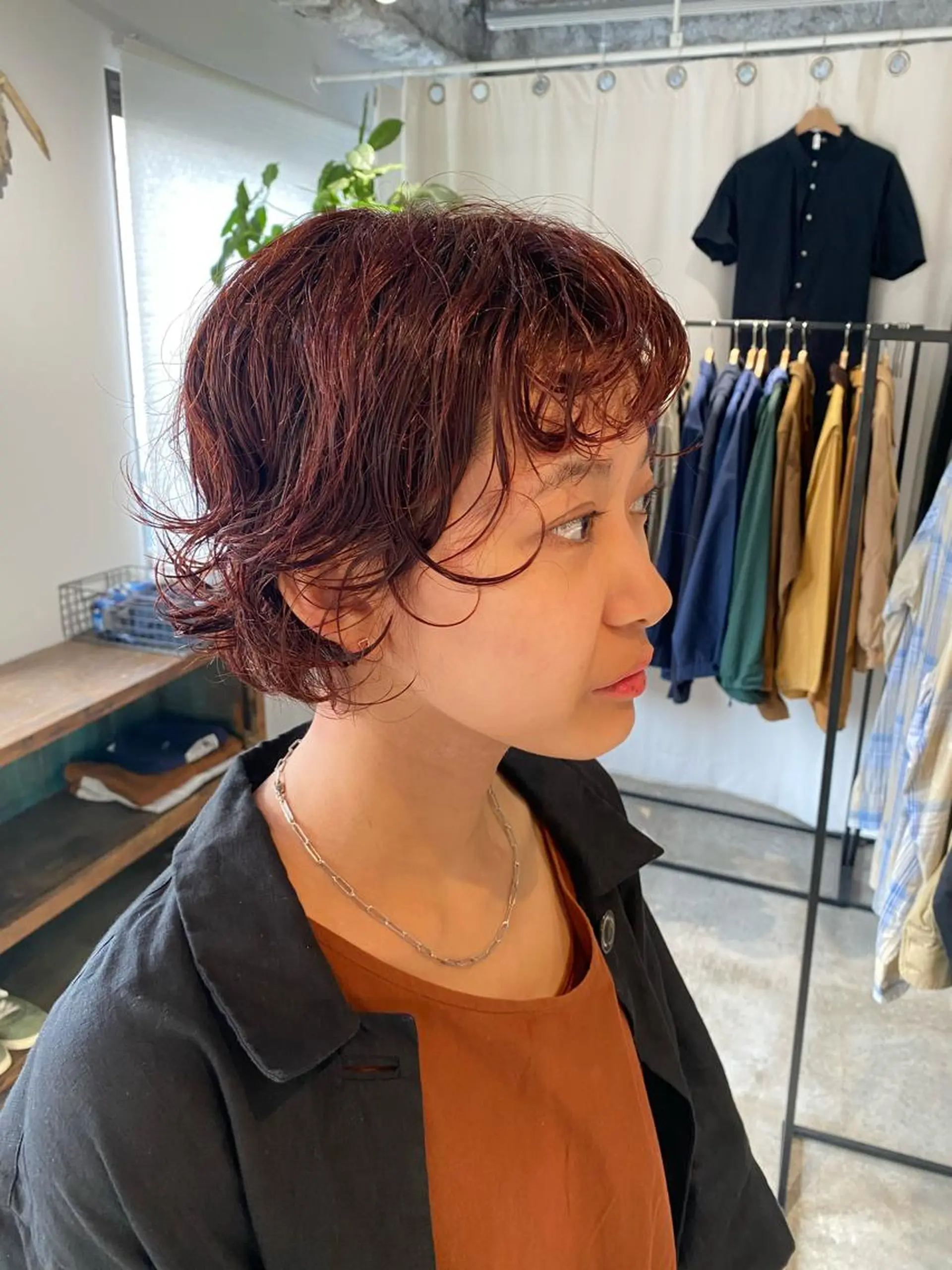 ショート カラー パーマ Hayashi Shioriのヘアスタイル