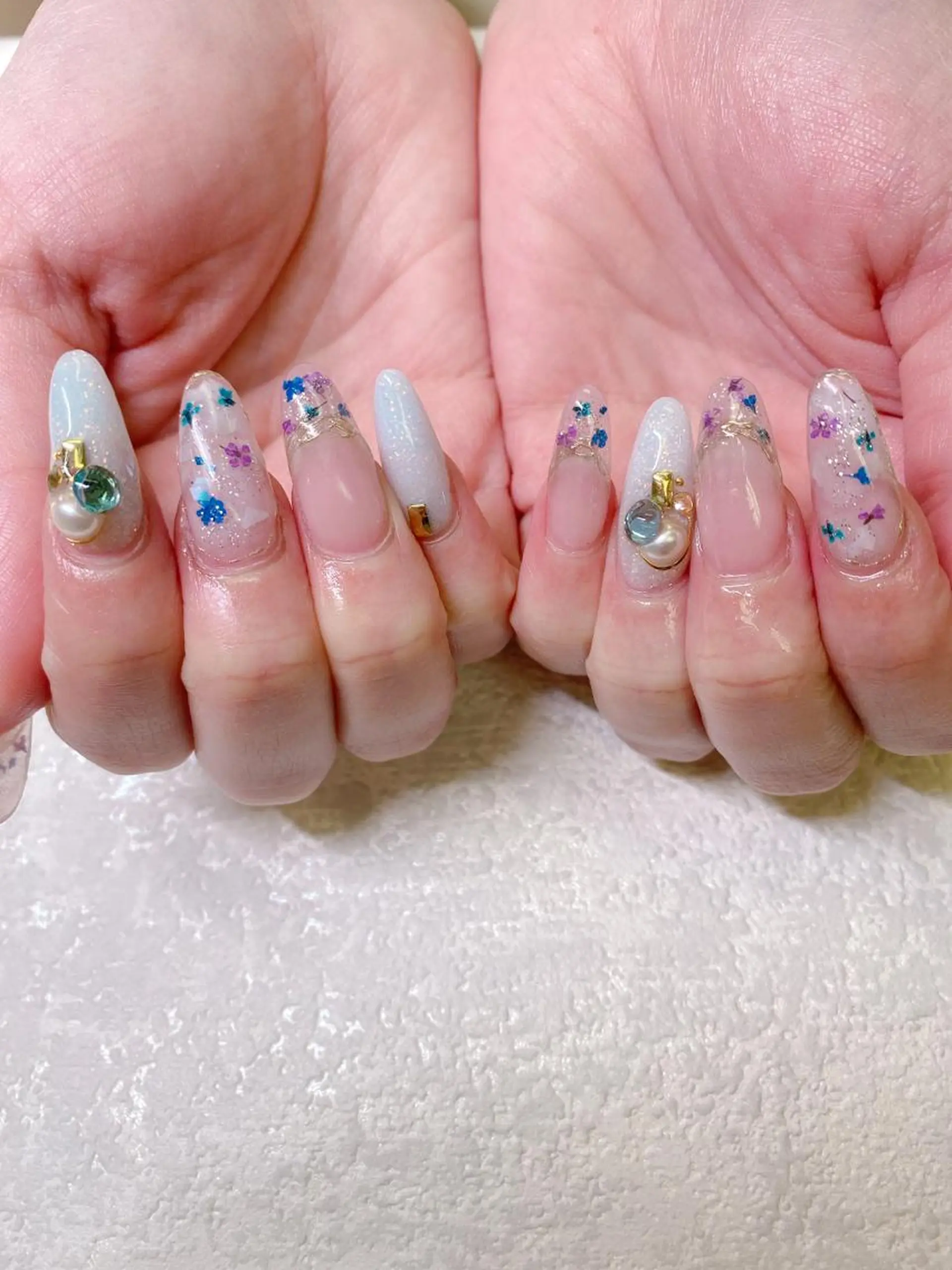 ミディアム ハンドネイル JNA認定講師🌸 RIEのネイルデザイン