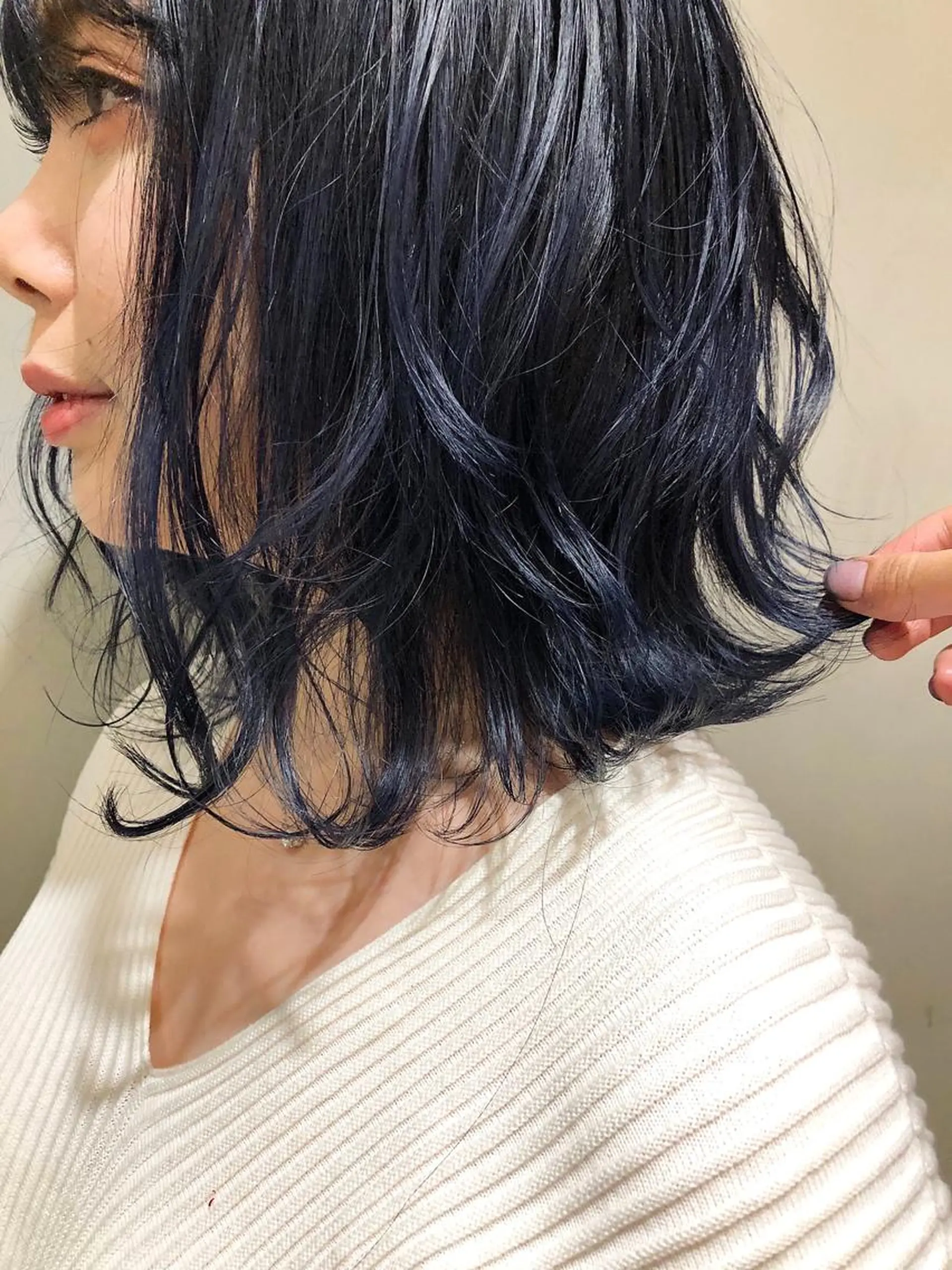 ミディアム カラー 圧倒的透明感カラー nana🦕のヘアスタイル