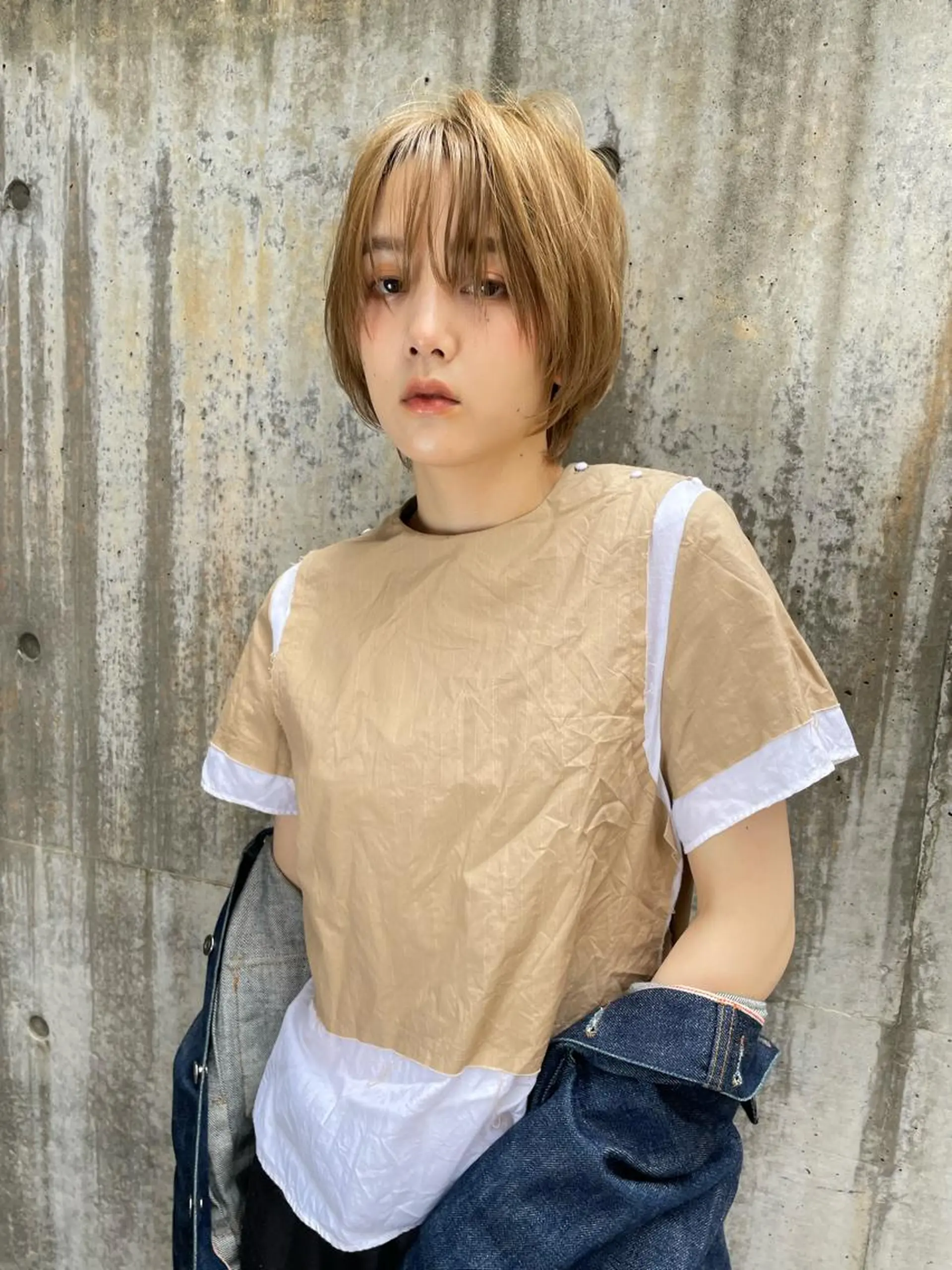 ショート カラー ショートボブ デザインカラー グラデーションカラー ボブ 外国人風カラー カット ヘアカラー トリートメント ショート/ボブ専門 宮脇美奈/南船場のヘアスタイル