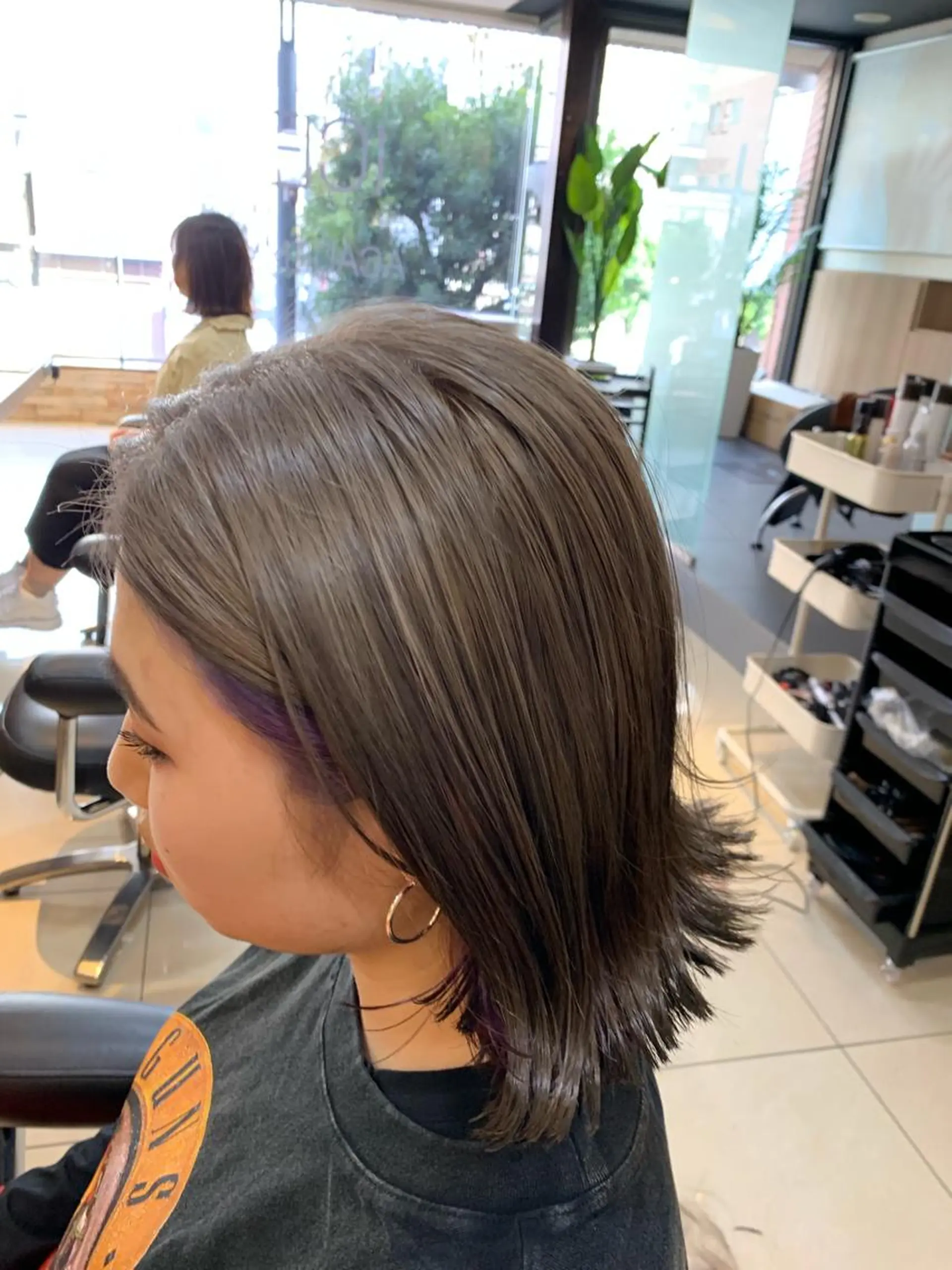 ミディアム カラー パーマ 🟤TAP🟤 木曳野　金沢店のヘアスタイル