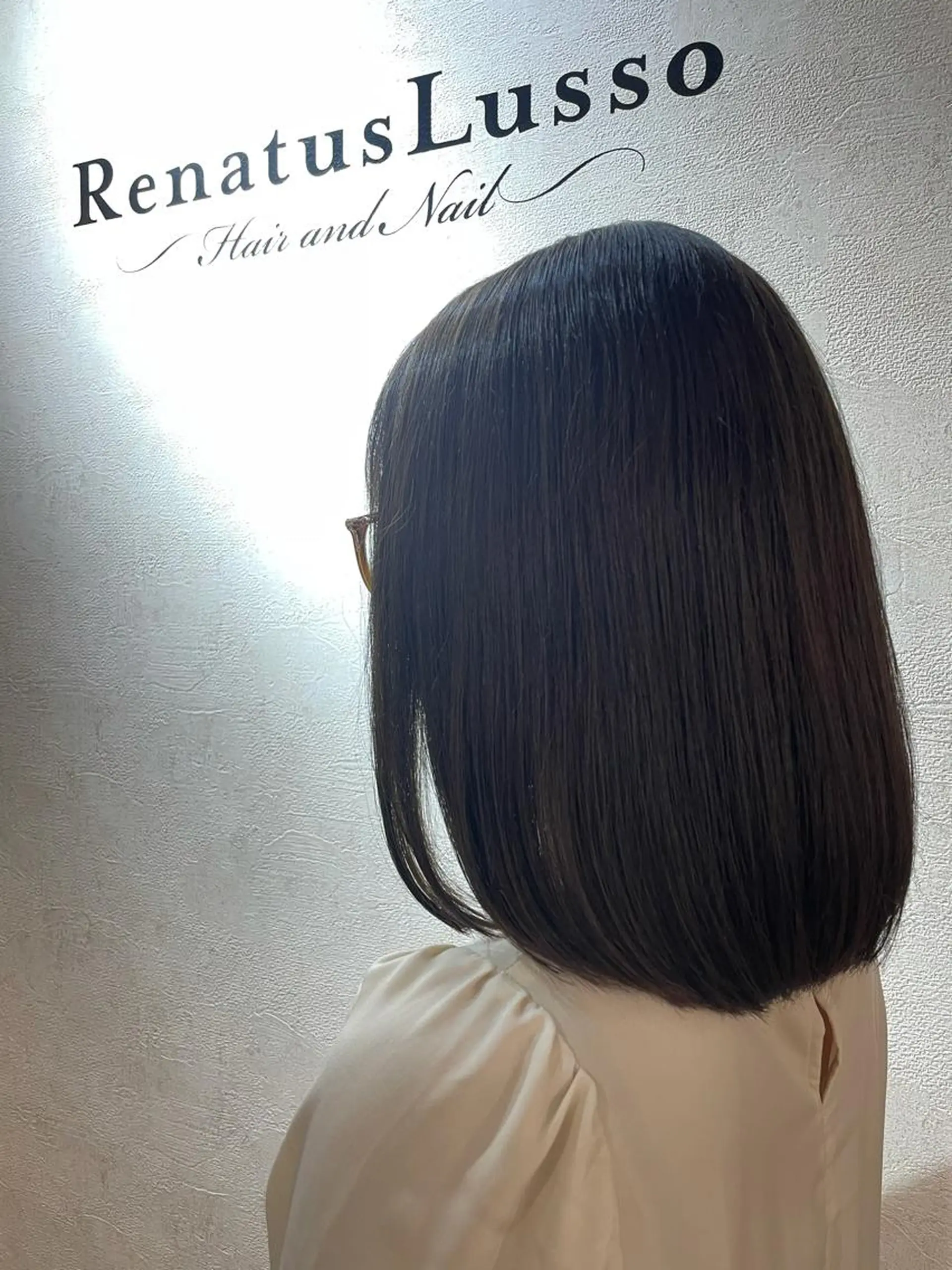 ミディアム カラー アッシュ 透明感カラー💎 AYAのヘアスタイル